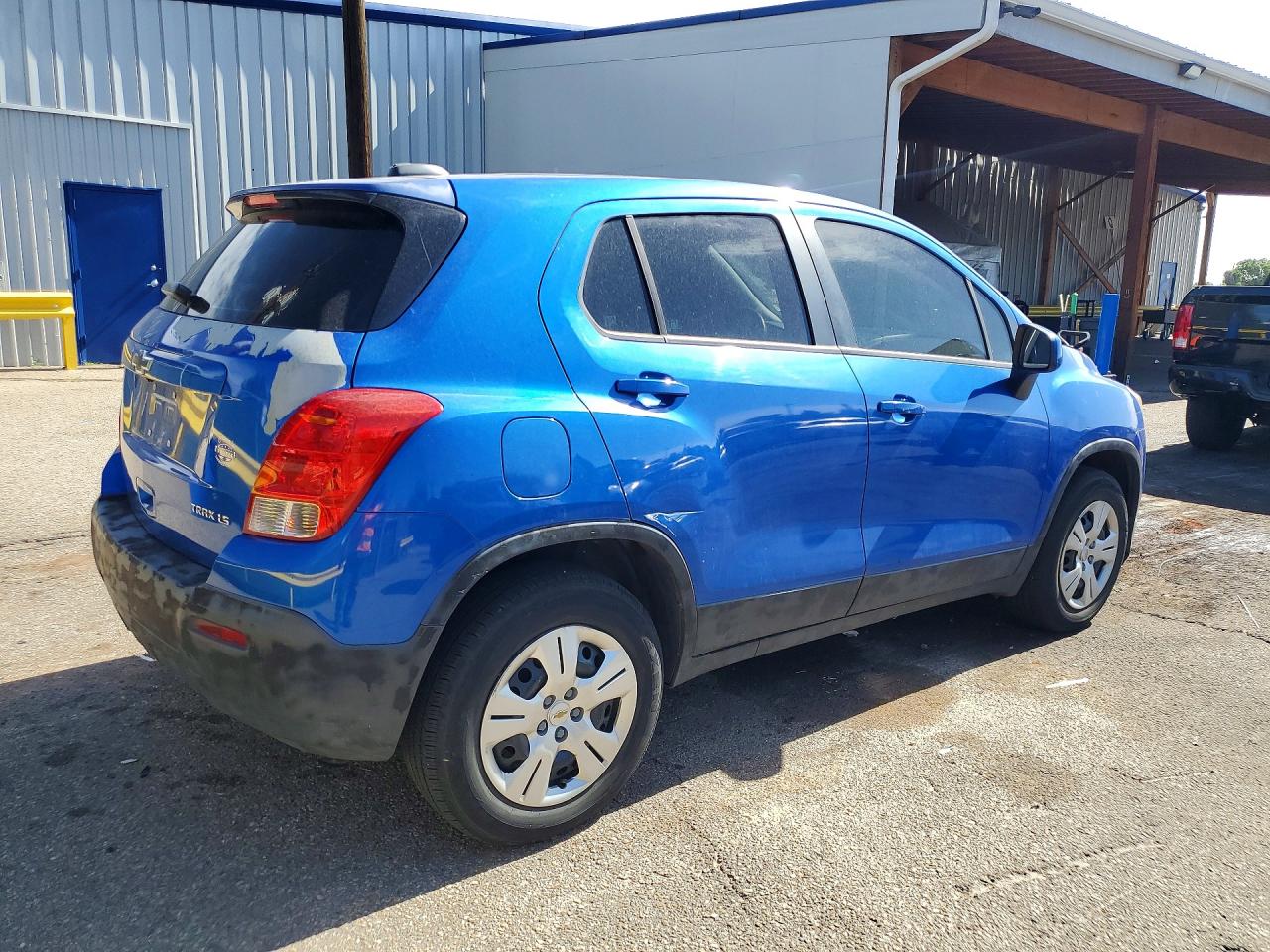 2015 Chevrolet Trax Ls Blue vin: KL7CJKSB5FB182356