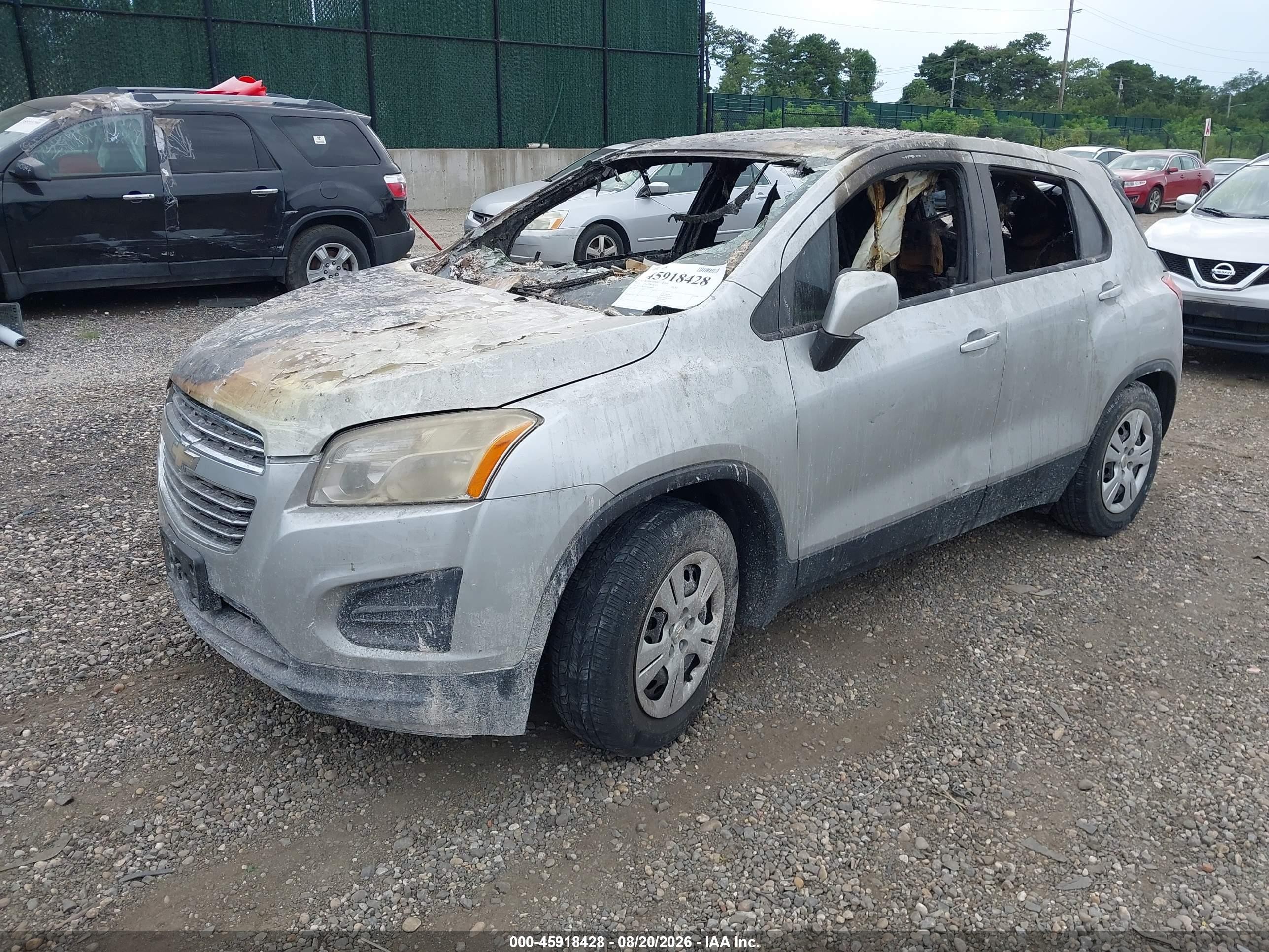 2015 Chevrolet Trax 1ls White vin: KL7CJKSB5FB206865