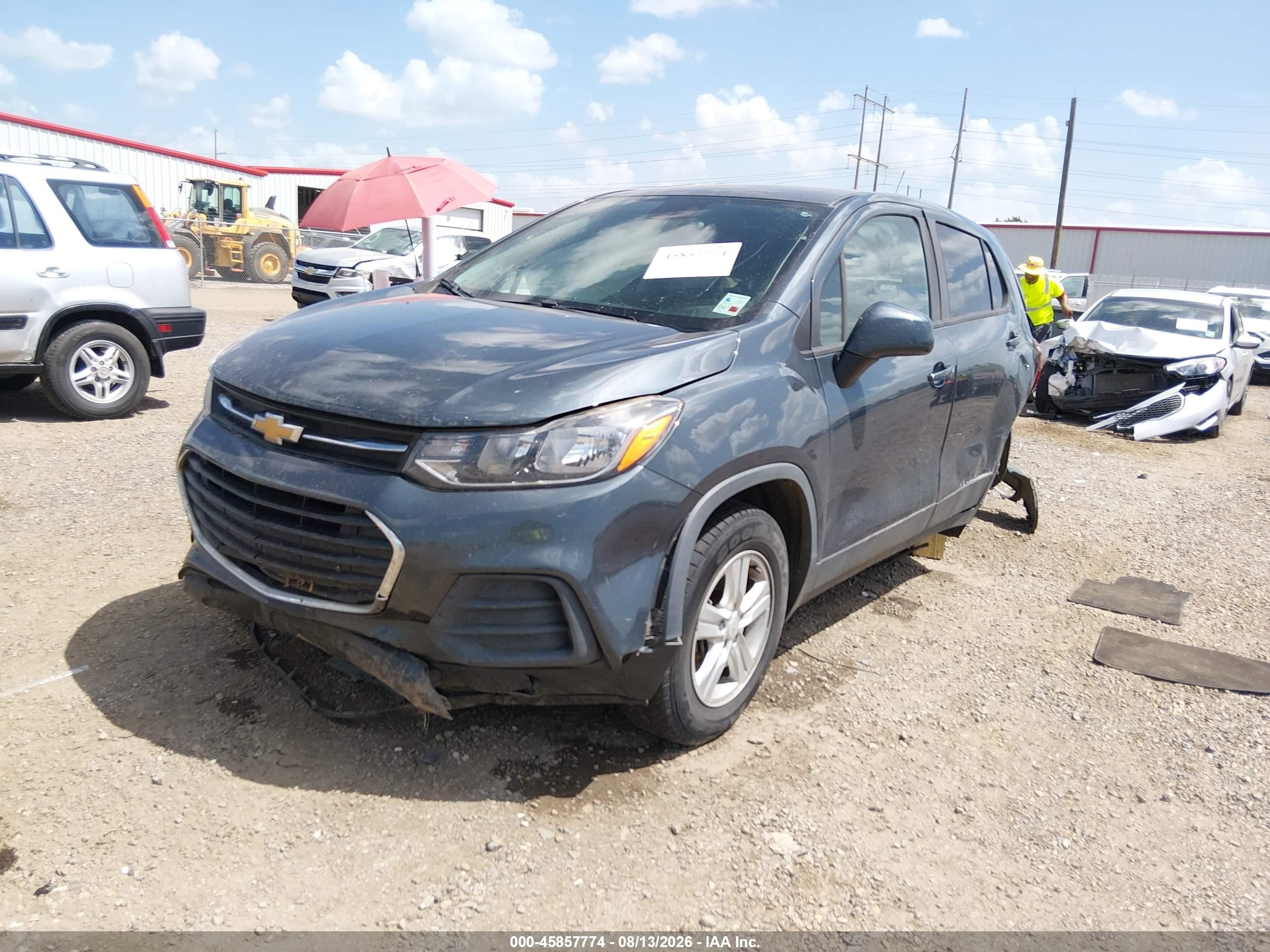 2021 Chevrolet Trax Fwd Ls Blue vin: KL7CJKSB5MB309829