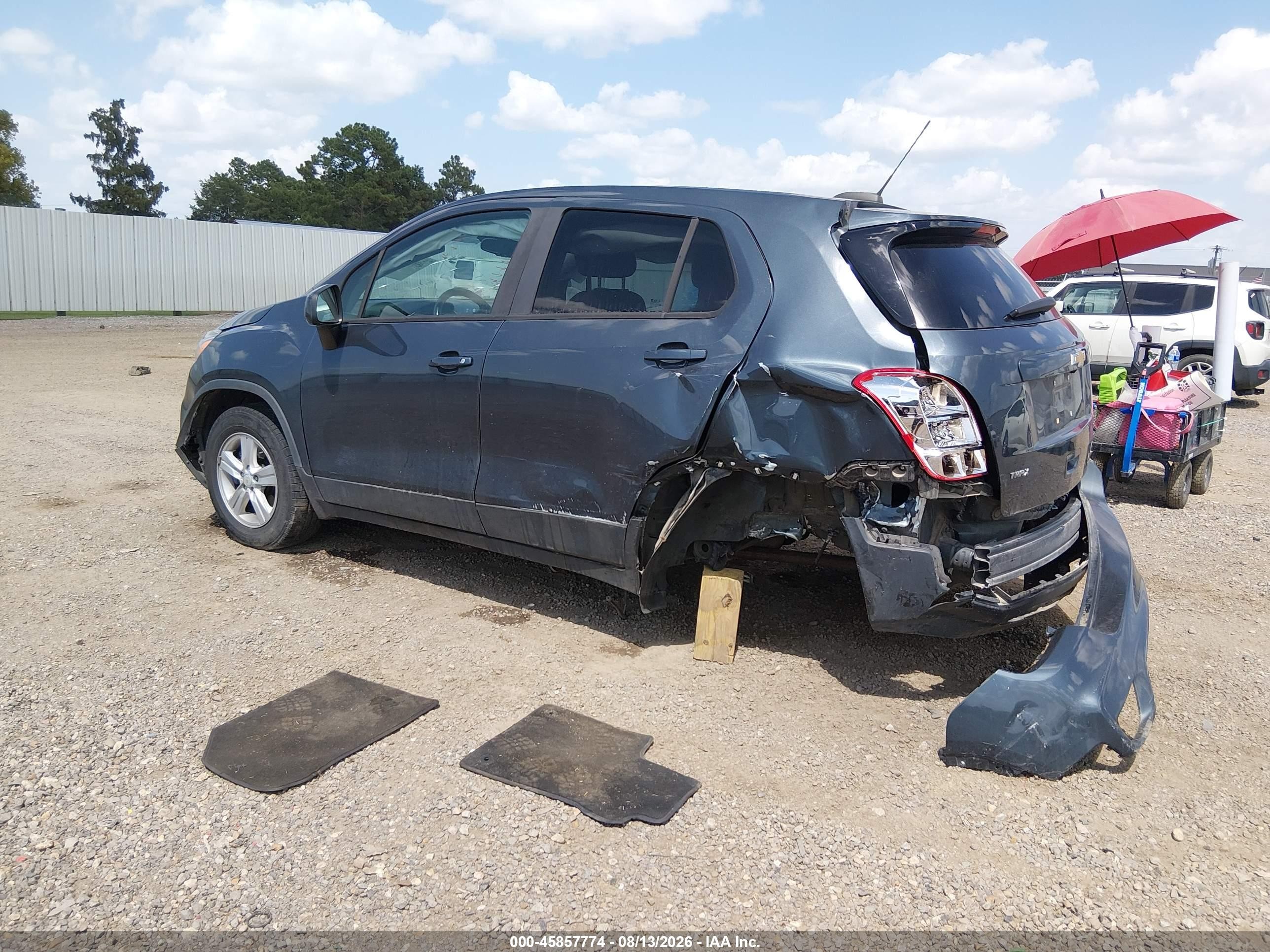 2021 Chevrolet Trax Fwd Ls Blue vin: KL7CJKSB5MB309829