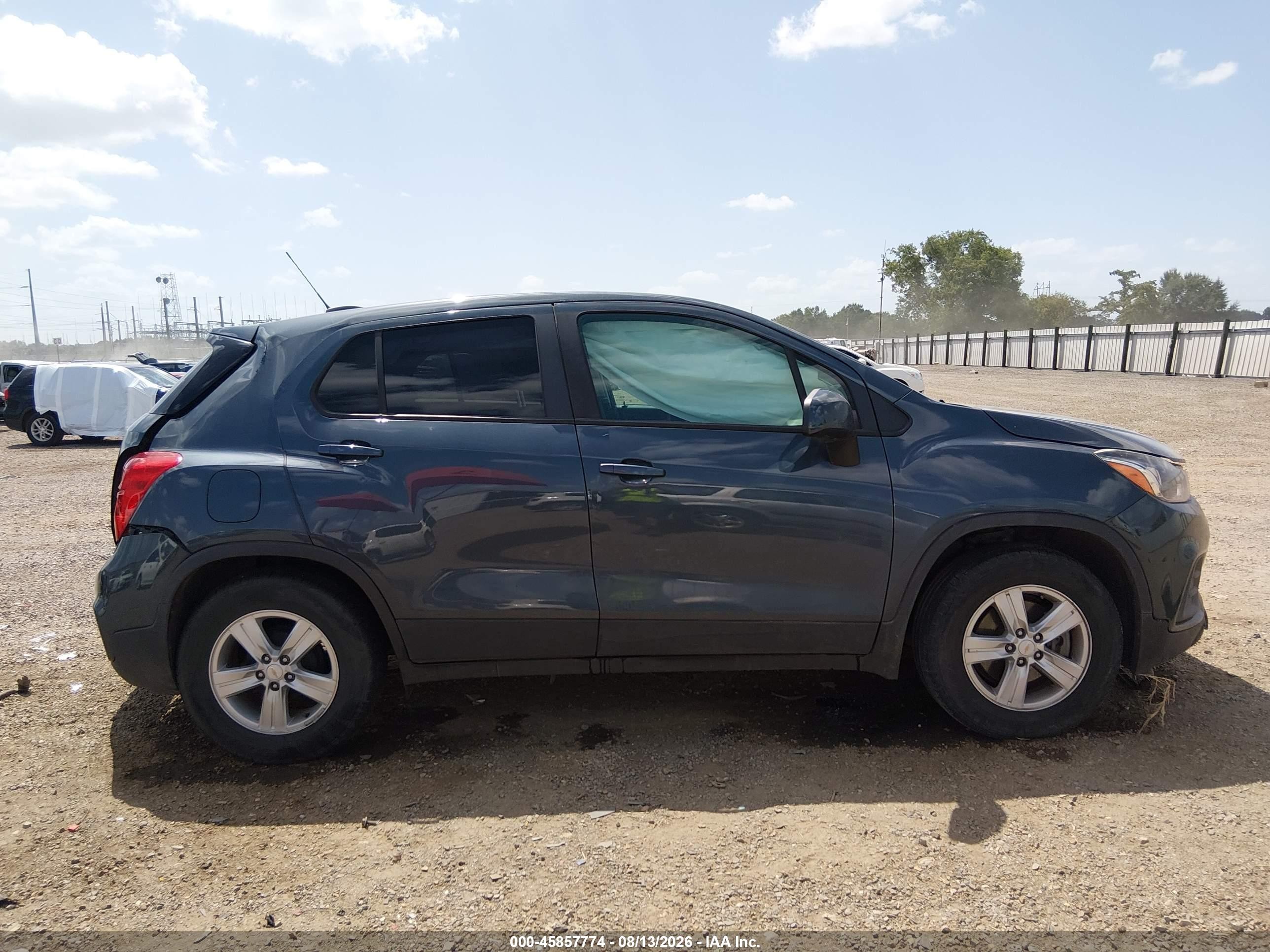 2021 Chevrolet Trax Fwd Ls Blue vin: KL7CJKSB5MB309829