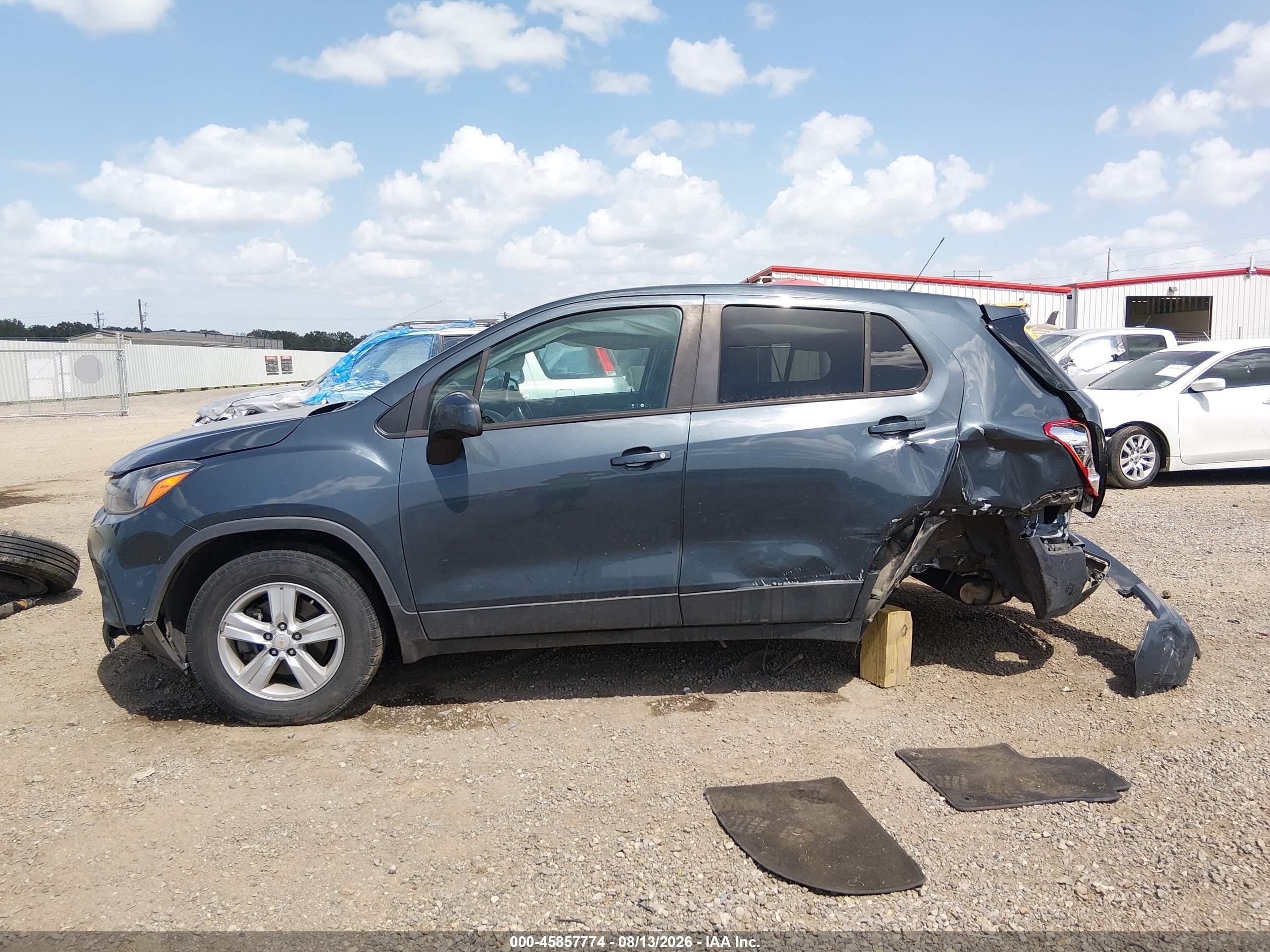 2021 Chevrolet Trax Fwd Ls Blue vin: KL7CJKSB5MB309829