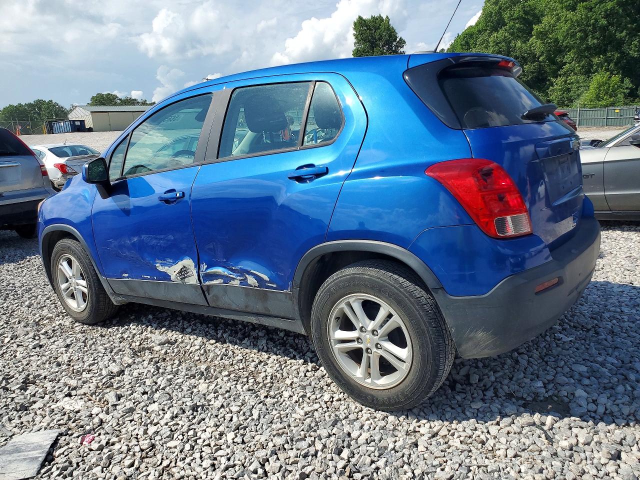2015 Chevrolet Trax Ls Blue vin: KL7CJKSB6FB155568