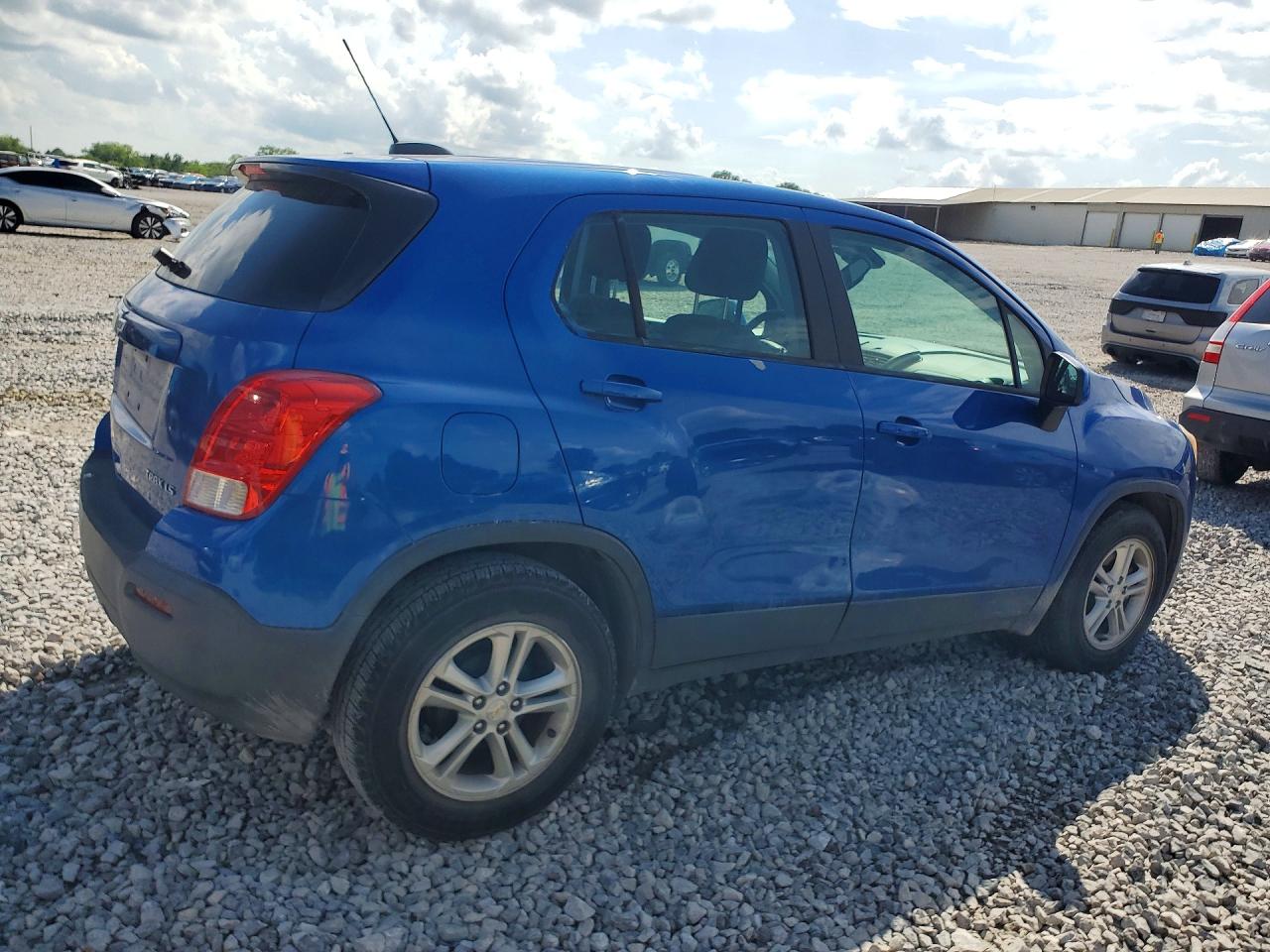 2015 Chevrolet Trax Ls Blue vin: KL7CJKSB6FB155568