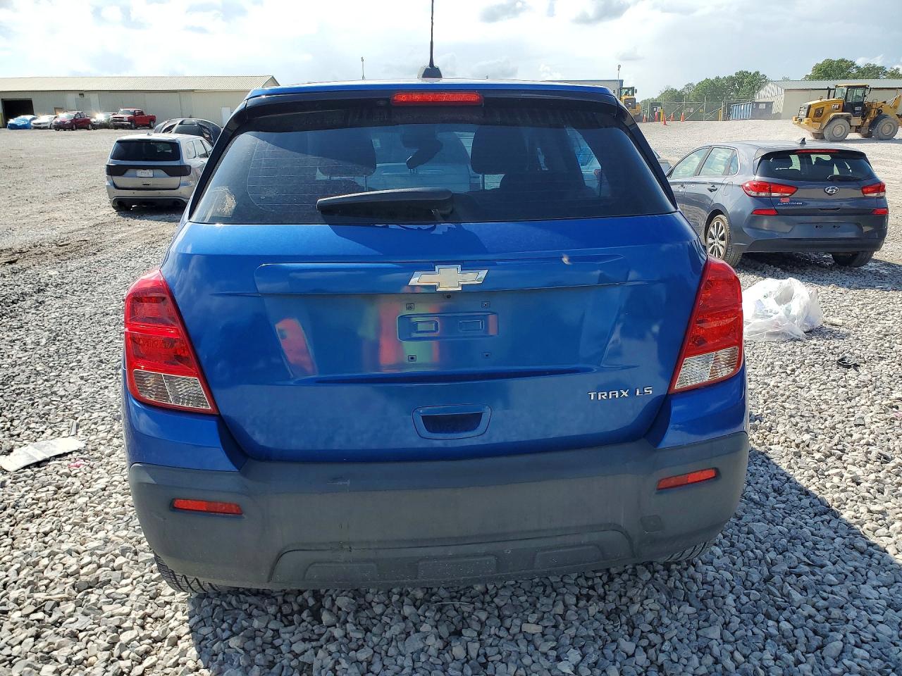 2015 Chevrolet Trax Ls Blue vin: KL7CJKSB6FB155568