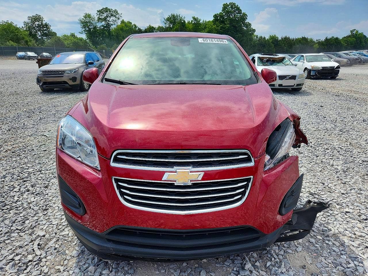 2015 Chevrolet Trax Ls Red vin: KL7CJKSB6FB248106