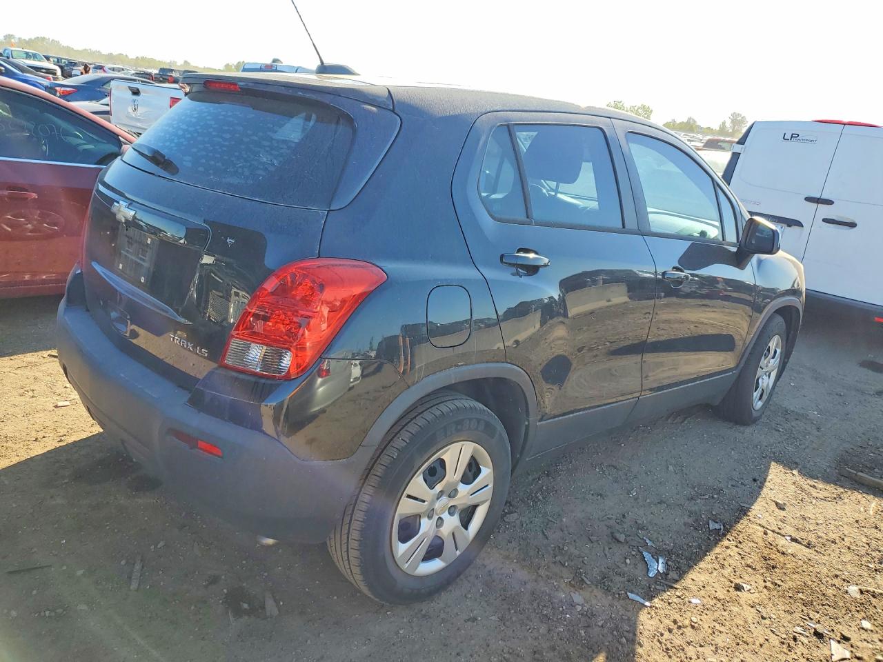 2015 Chevrolet Trax Ls Black vin: KL7CJKSB7FB257820