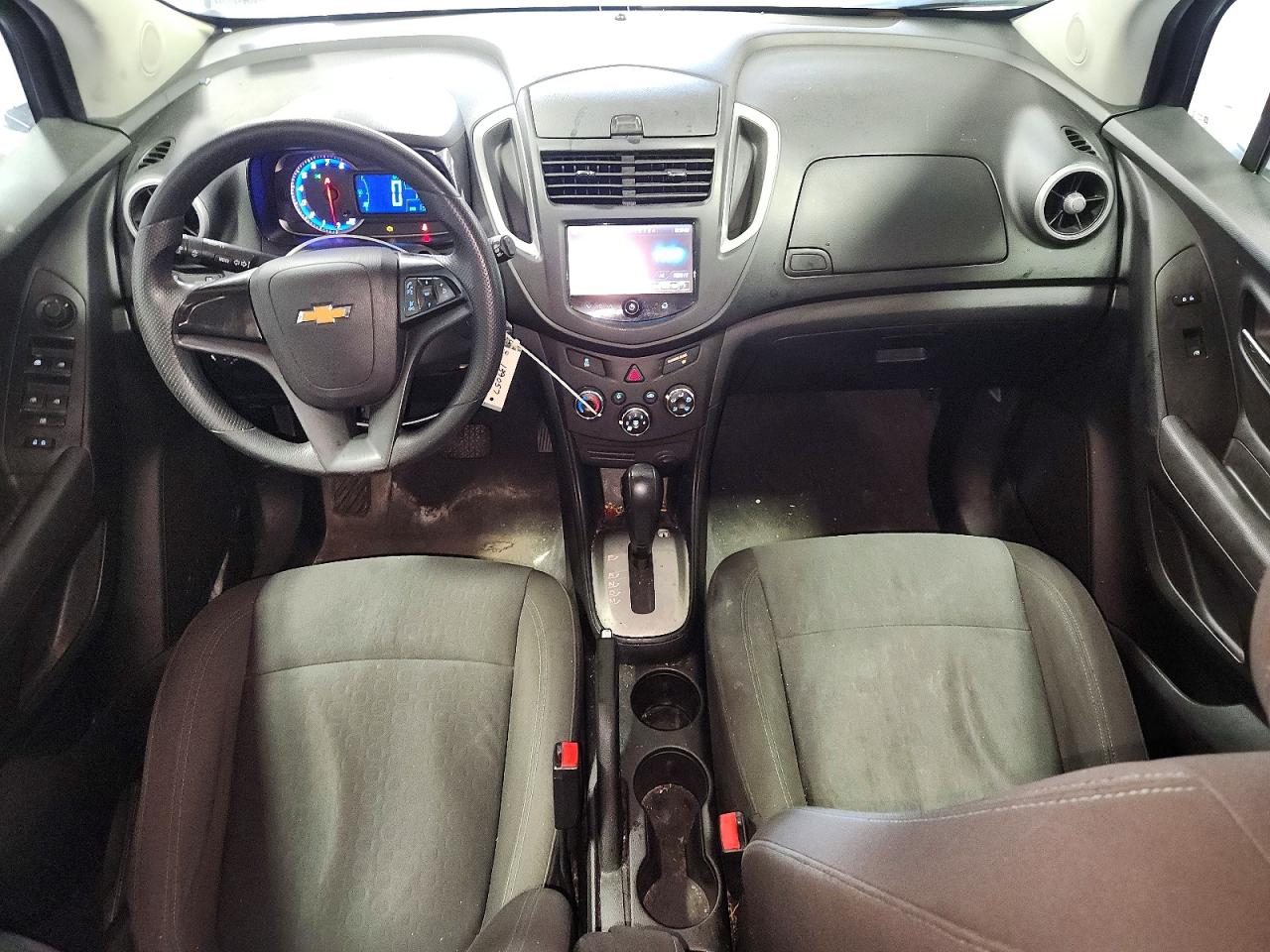 2015 Chevrolet Trax Ls Gray vin: KL7CJKSB8FB088505