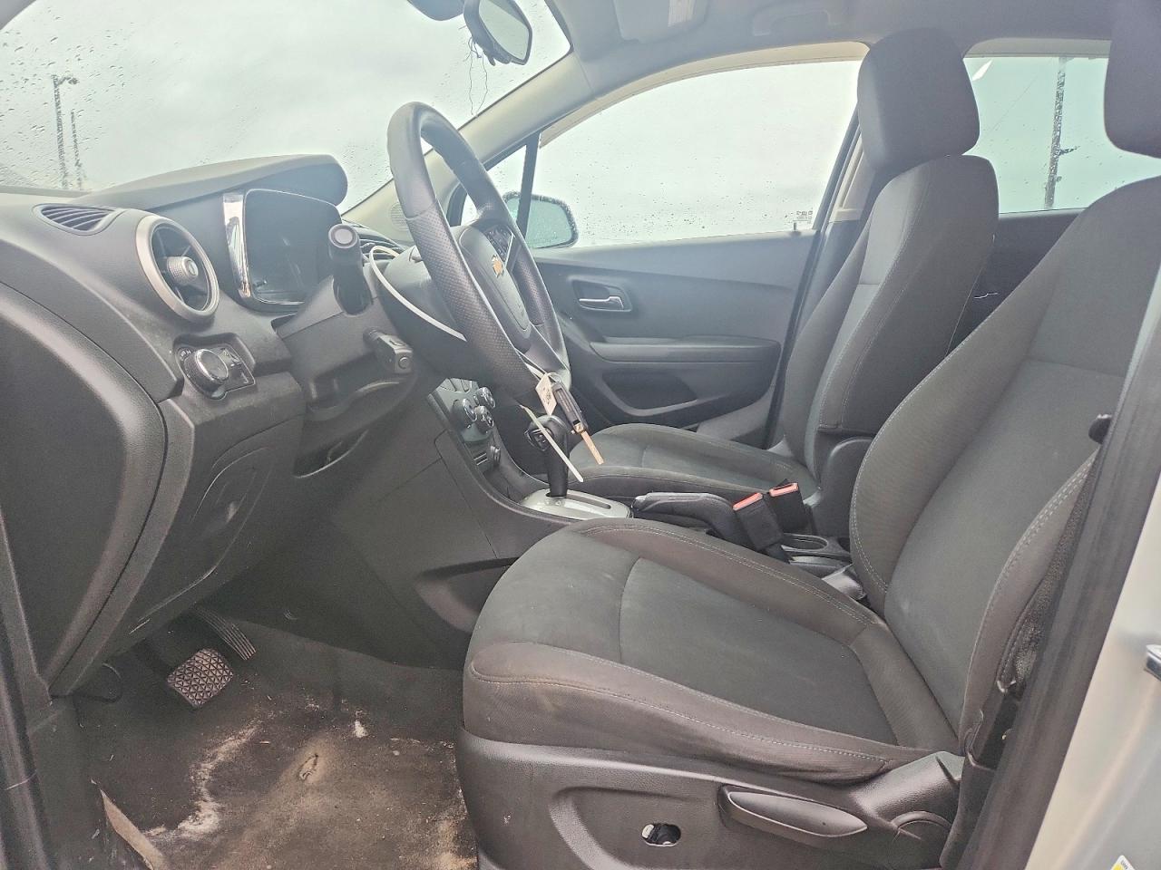 2015 Chevrolet Trax Ls Gray vin: KL7CJKSB8FB088505