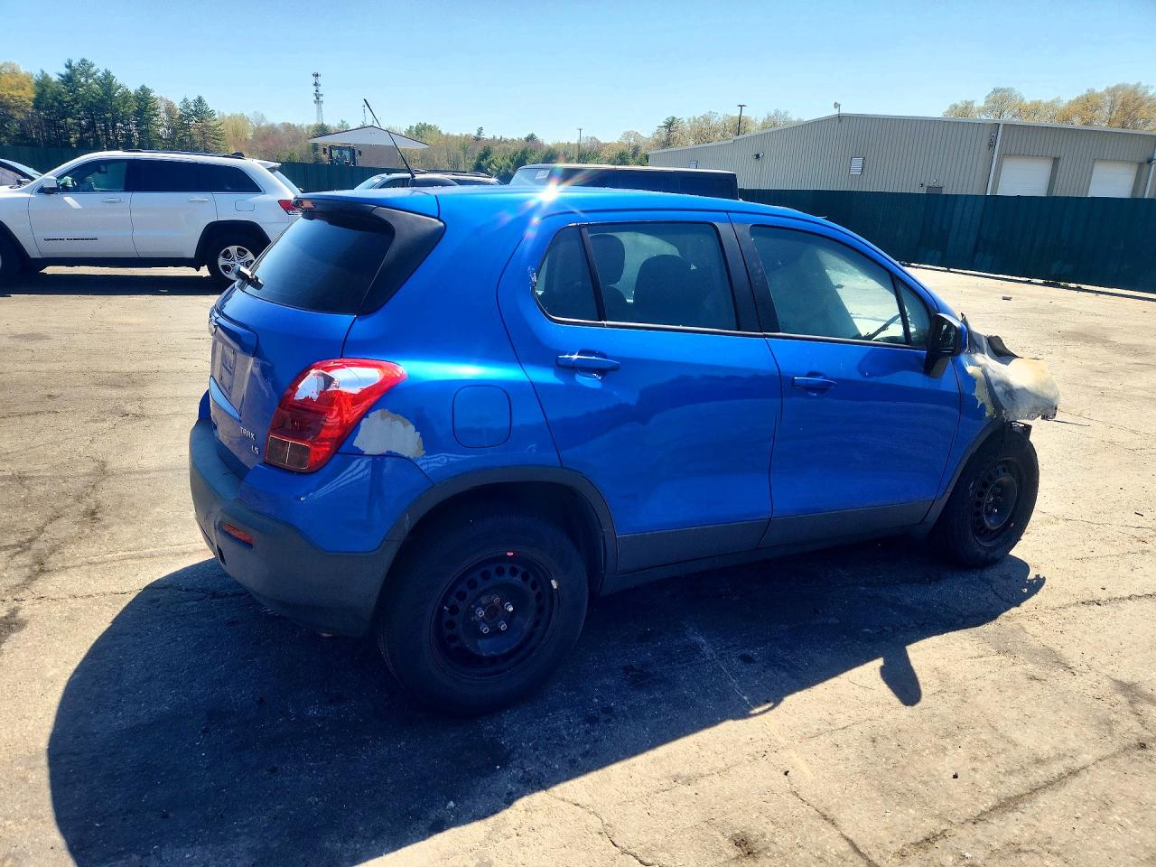 2015 Chevrolet Trax Ls Blue vin: KL7CJKSB8FB180830