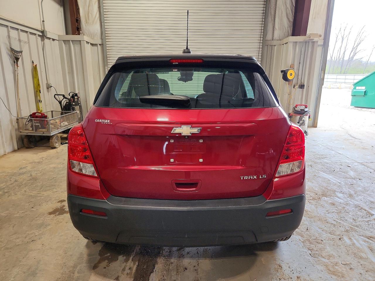 2015 Chevrolet Trax Ls Burgundy vin: KL7CJKSB9FB067713