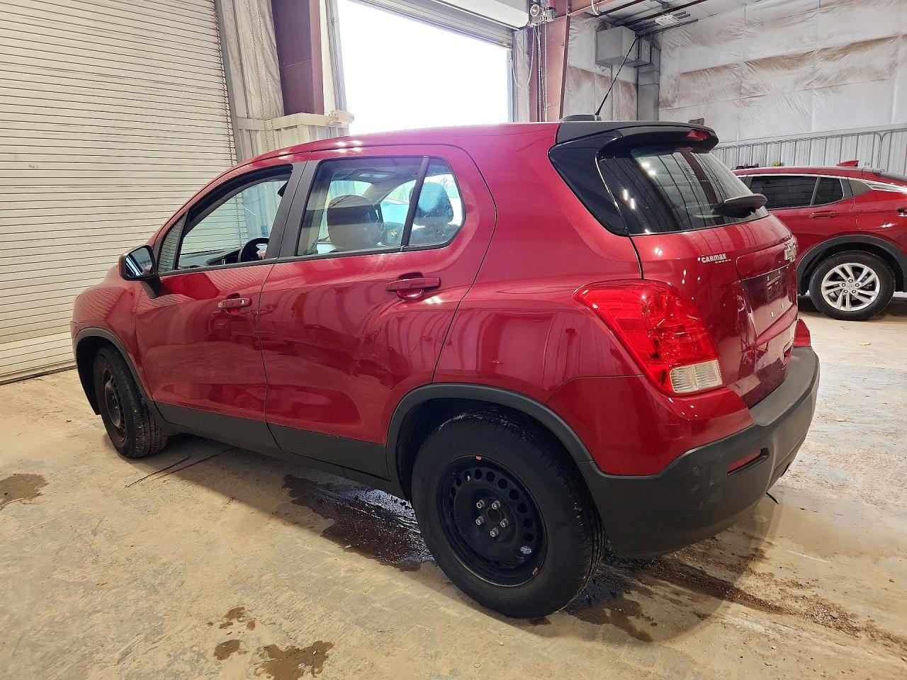 2015 Chevrolet Trax Ls Burgundy vin: KL7CJKSB9FB067713