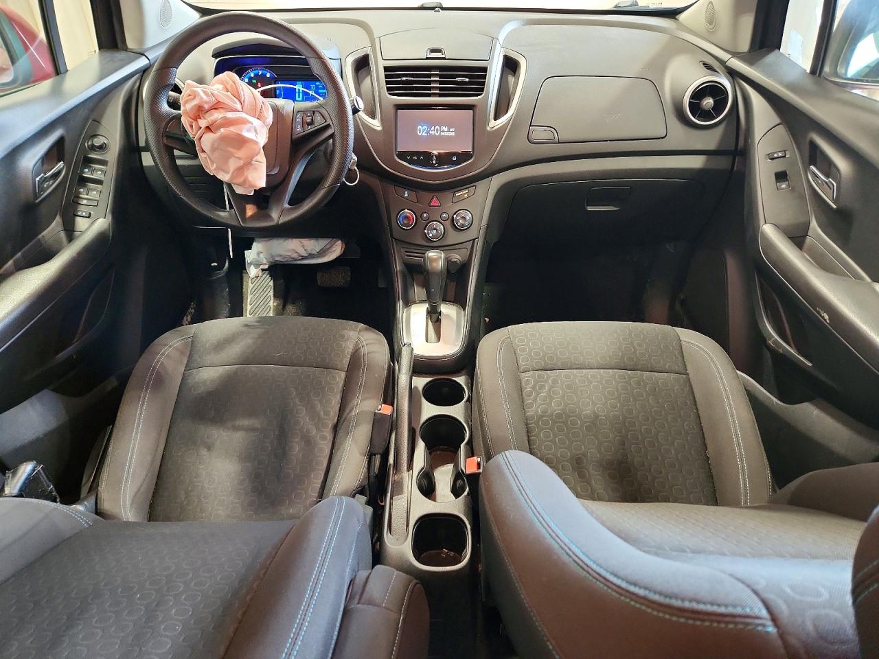 2015 Chevrolet Trax Ls Burgundy vin: KL7CJKSB9FB067713