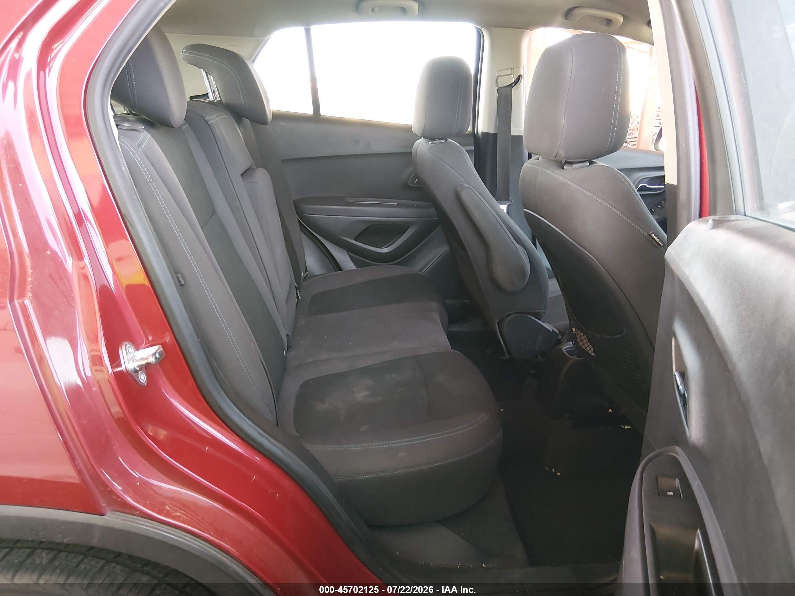 2015 Chevrolet Trax 1ls Red vin: KL7CJKSB9FB212247
