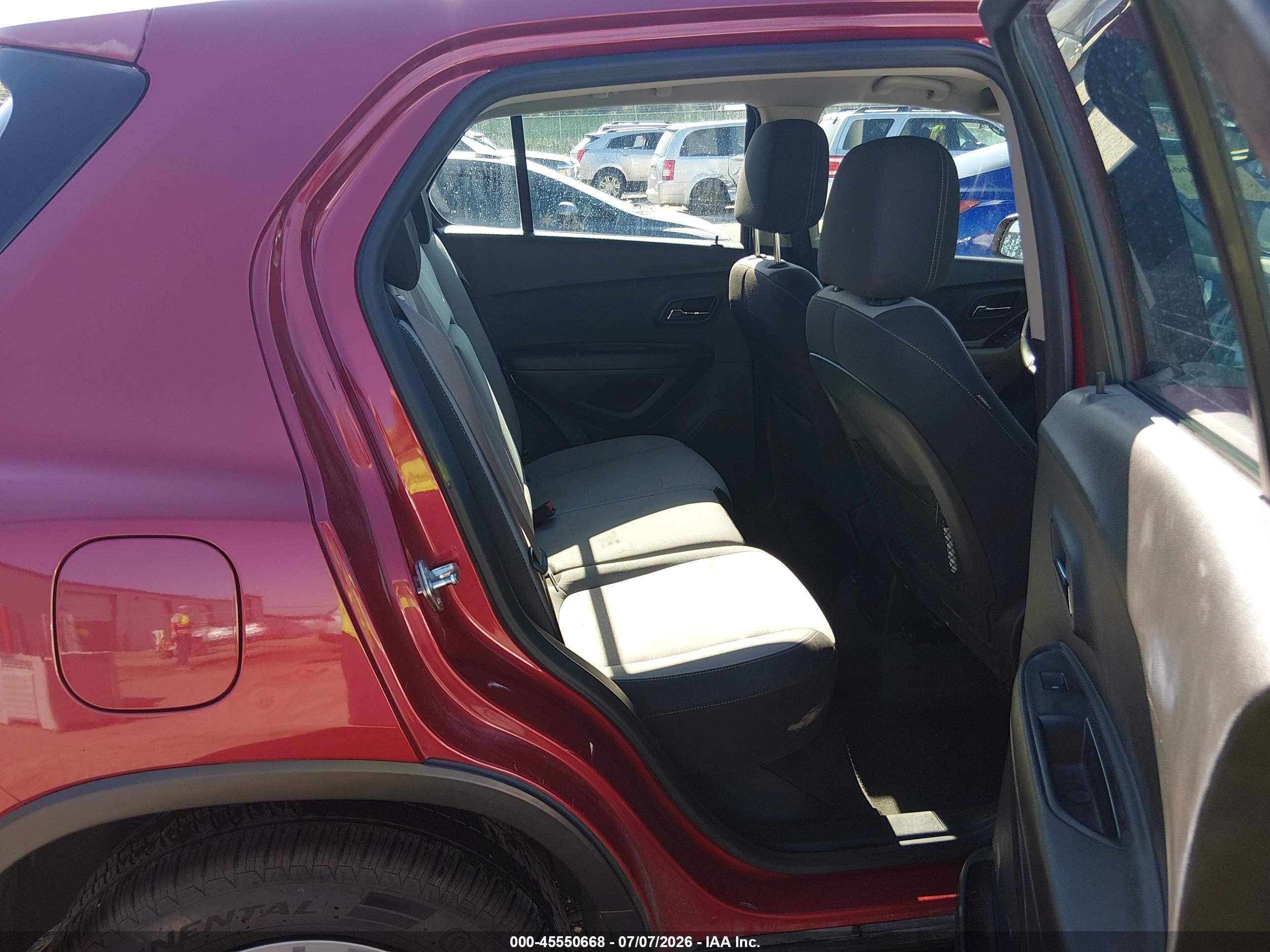 2015 Chevrolet Trax 1ls Red vin: KL7CJKSB9FB263229