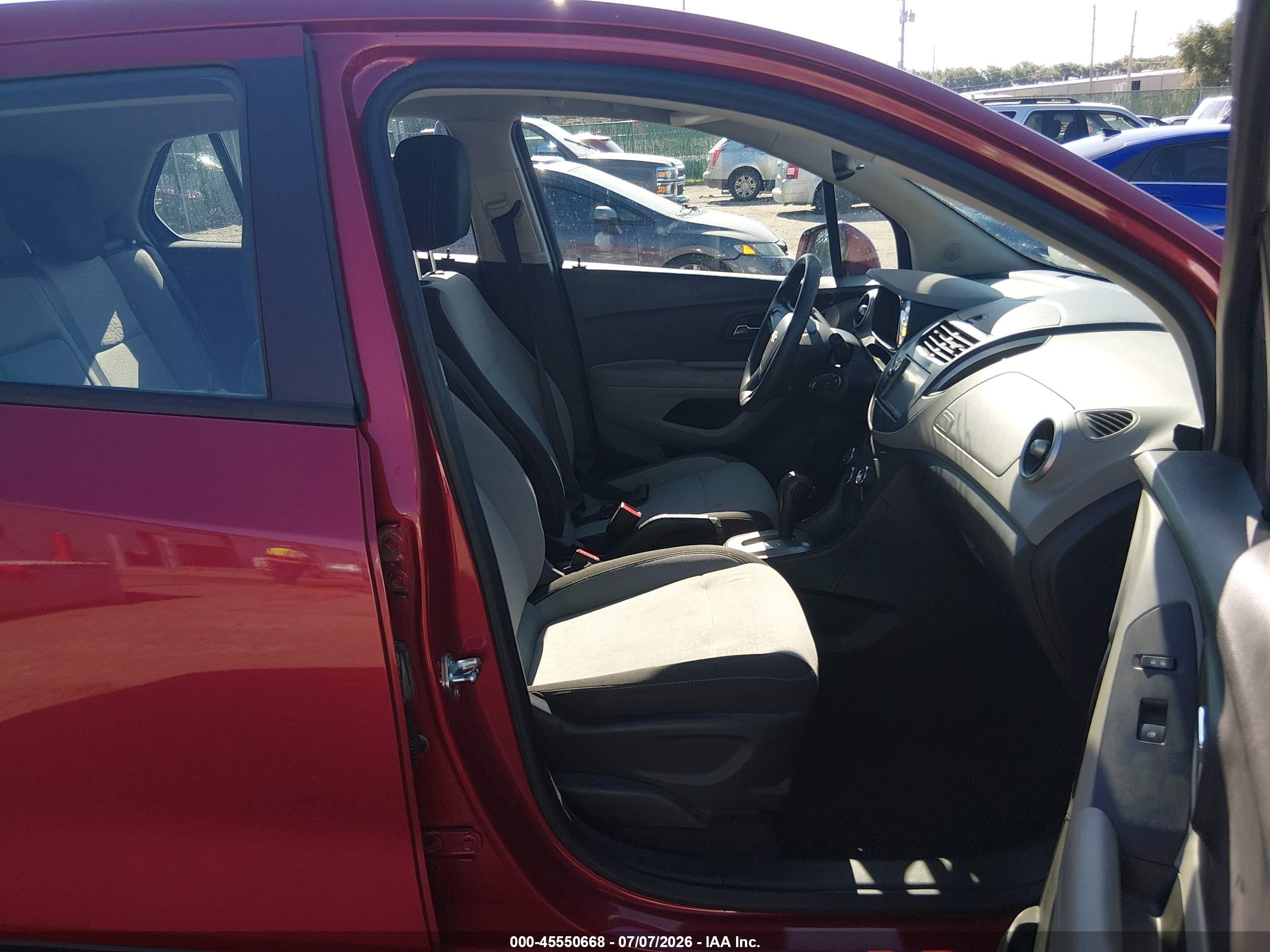 2015 Chevrolet Trax 1ls Red vin: KL7CJKSB9FB263229