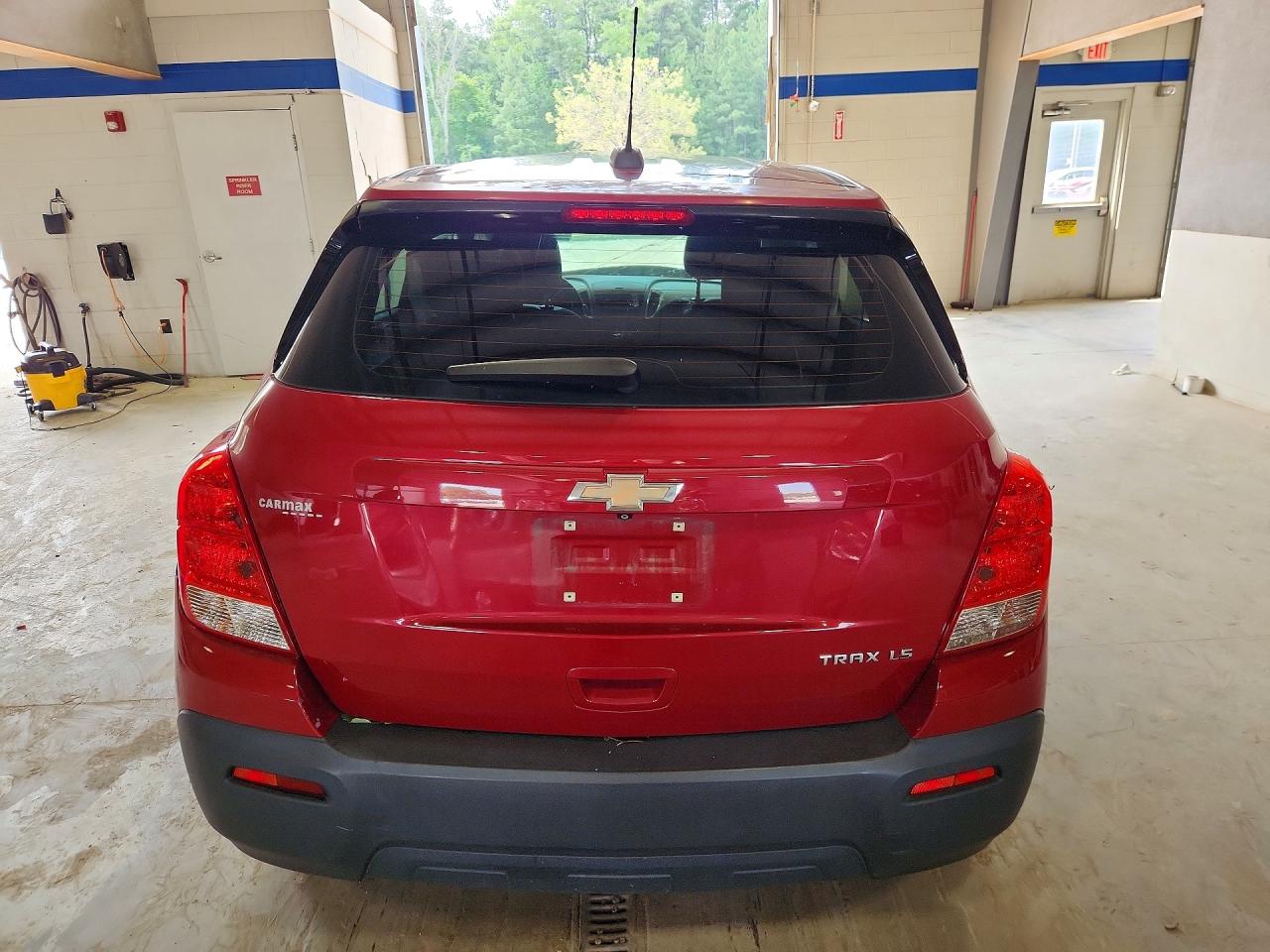 2015 Chevrolet Trax Ls Красный vin: KL7CJKSBXFB227677