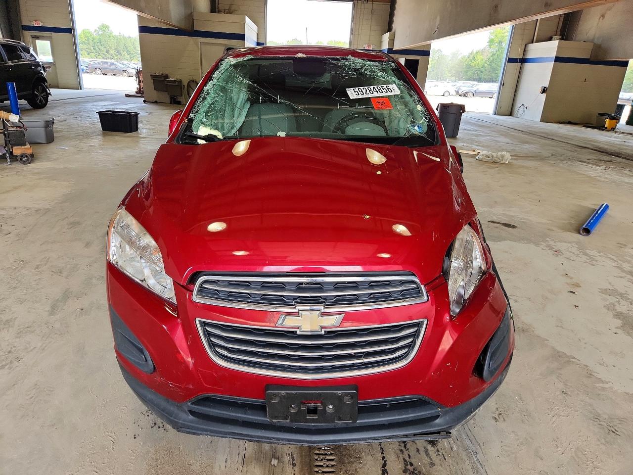 2015 Chevrolet Trax Ls Красный vin: KL7CJKSBXFB227677