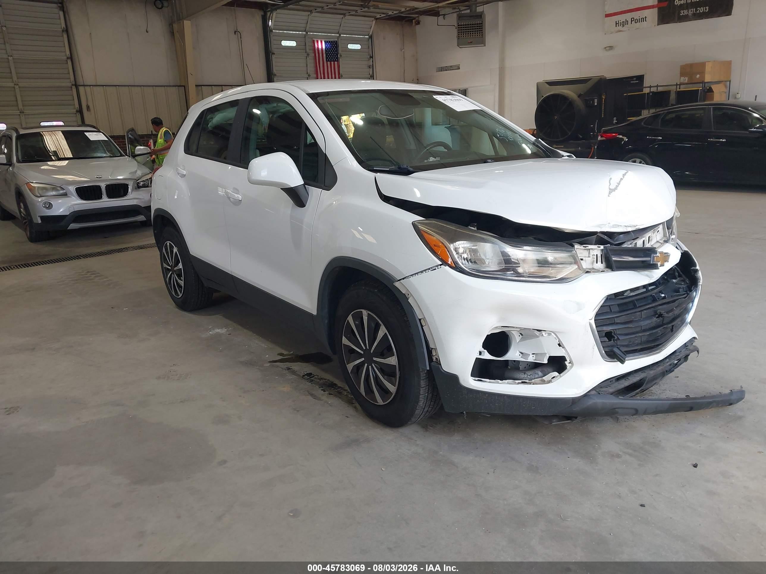 2017 Chevrolet Trax Ls Белый vin: KL7CJKSBXHB201924