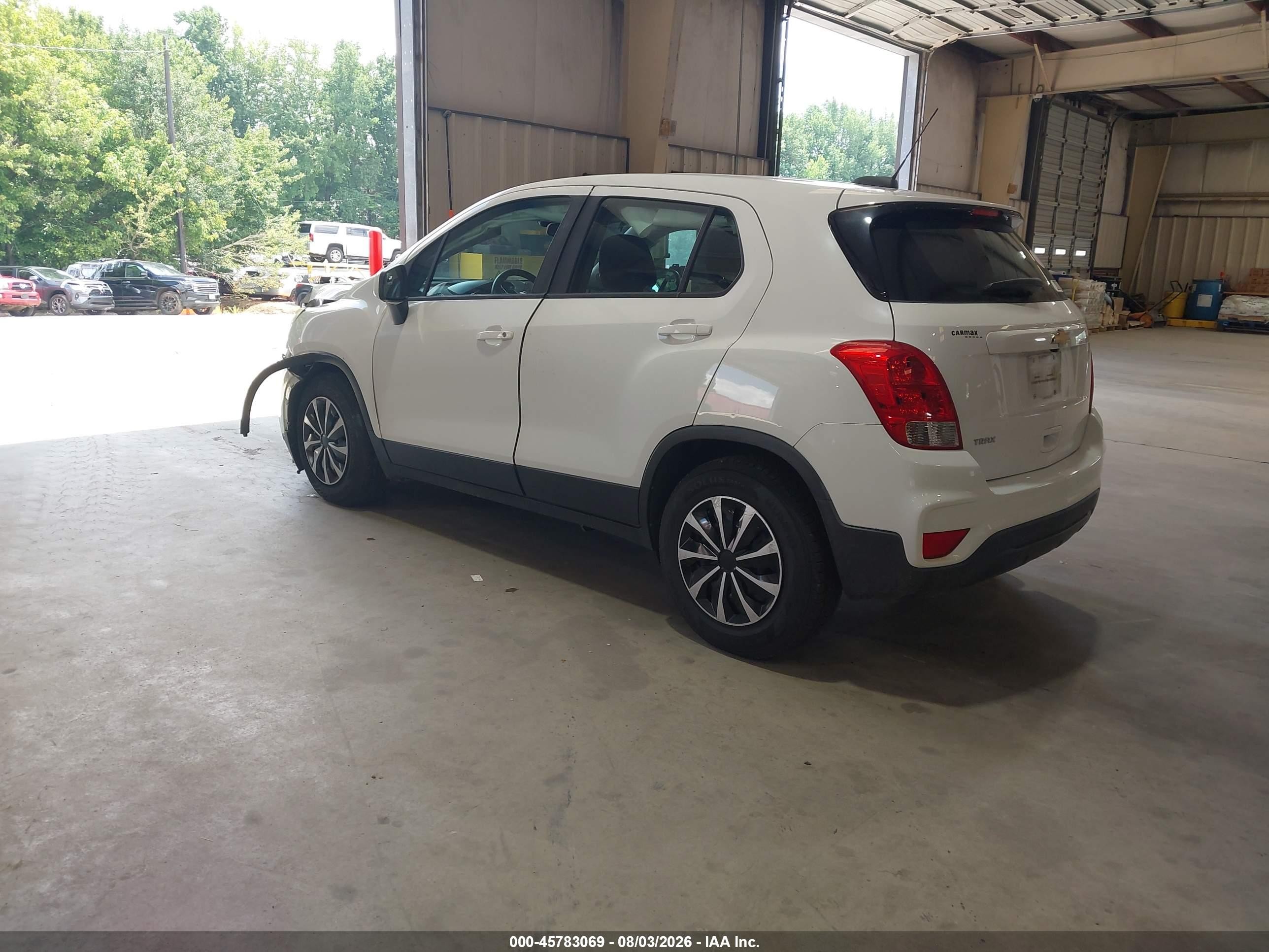 2017 Chevrolet Trax Ls Белый vin: KL7CJKSBXHB201924