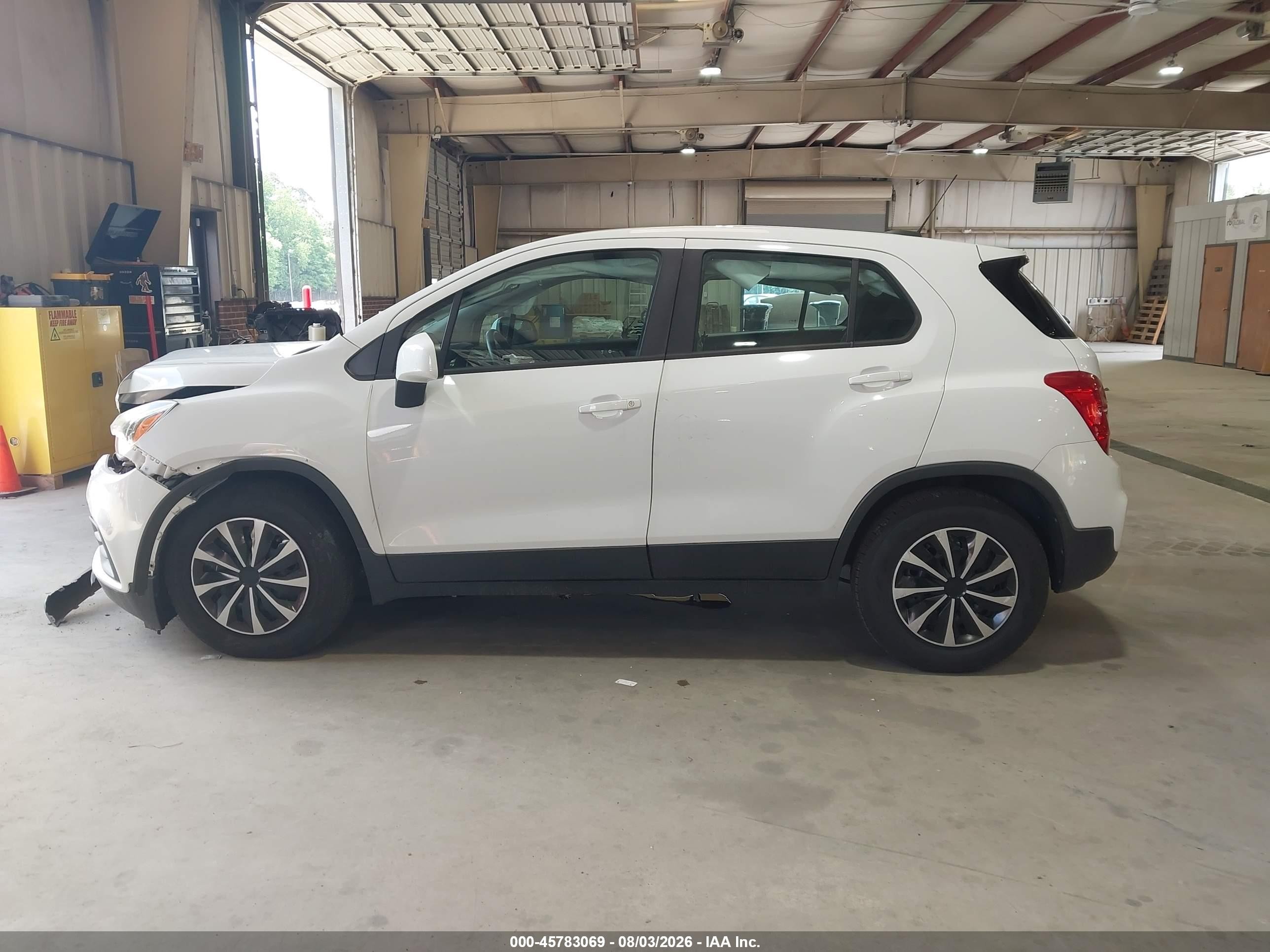 2017 Chevrolet Trax Ls Белый vin: KL7CJKSBXHB201924