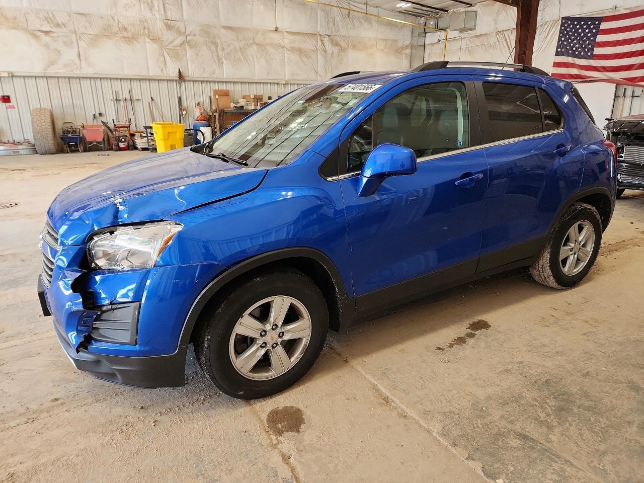 2015 Chevrolet Trax 1lt Blue vin: KL7CJLSB0FB254487