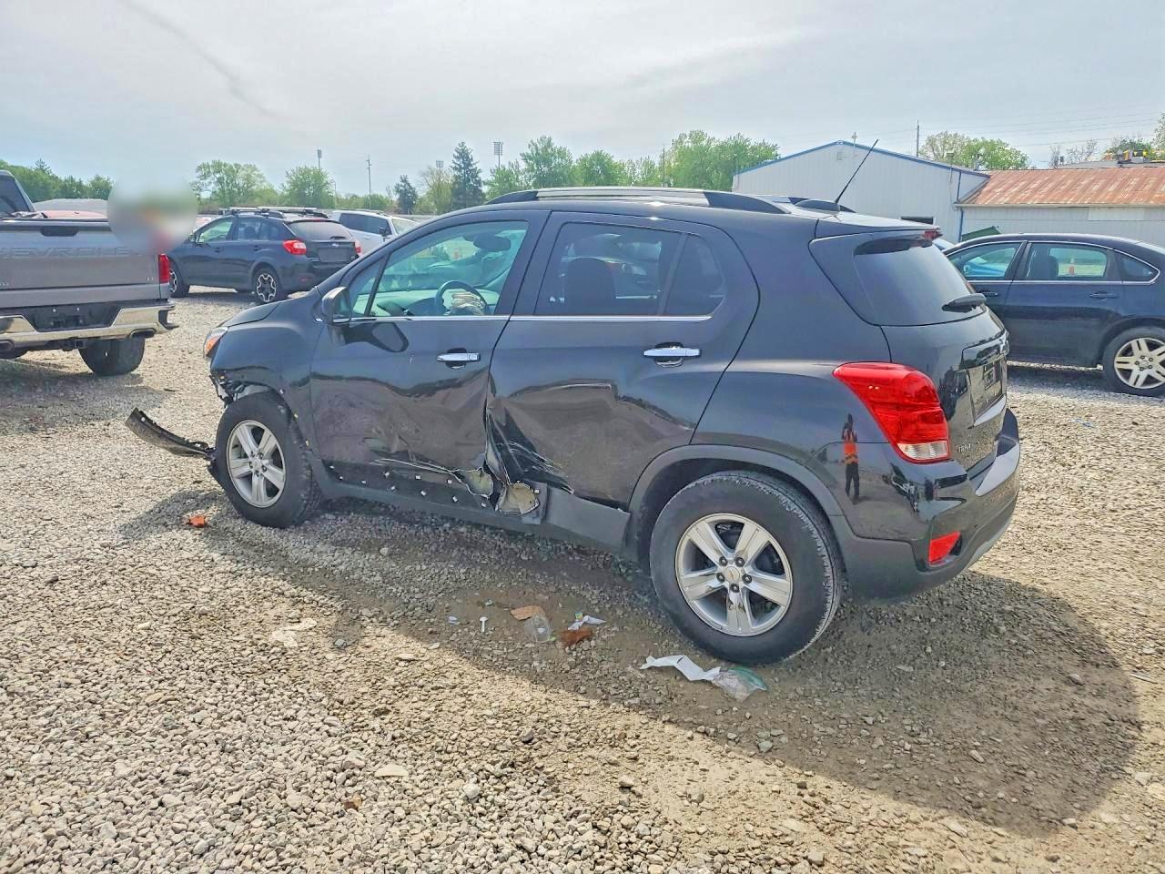 2020 Chevrolet Trax 1lt Black vin: KL7CJLSB0LB007658
