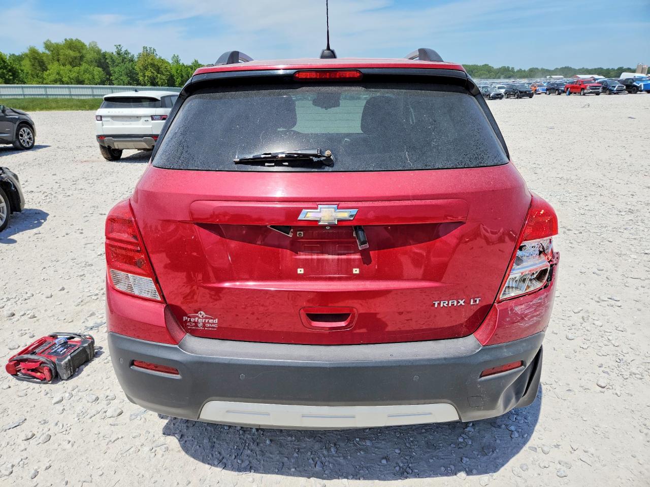 2015 Chevrolet Trax 1lt Burgundy vin: KL7CJLSB1FB056419