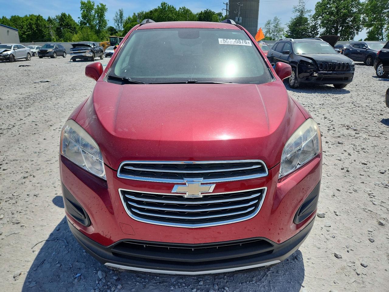 2015 Chevrolet Trax 1lt Burgundy vin: KL7CJLSB1FB056419