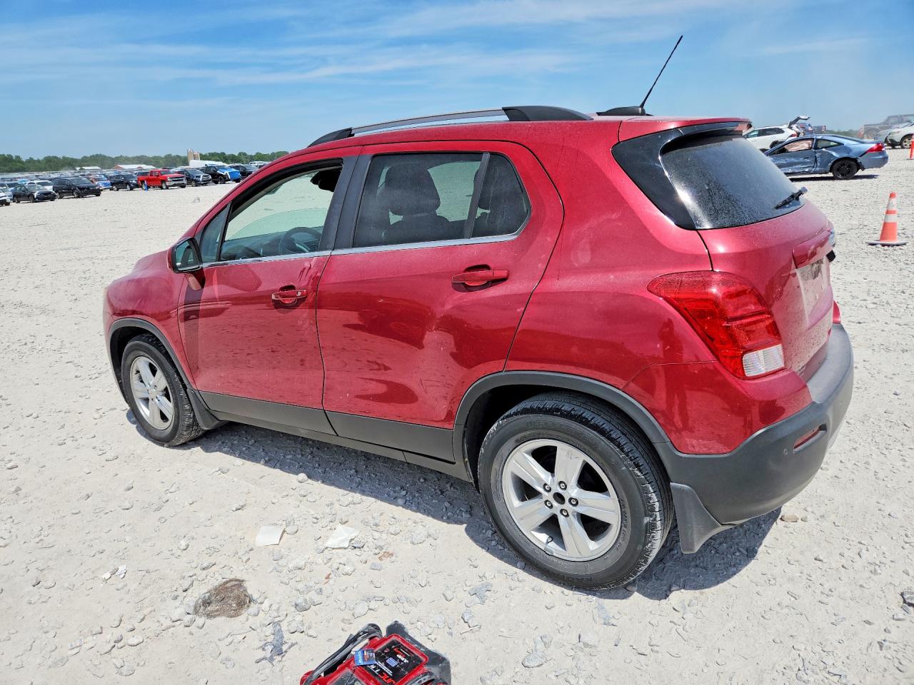 2015 Chevrolet Trax 1lt Burgundy vin: KL7CJLSB1FB056419