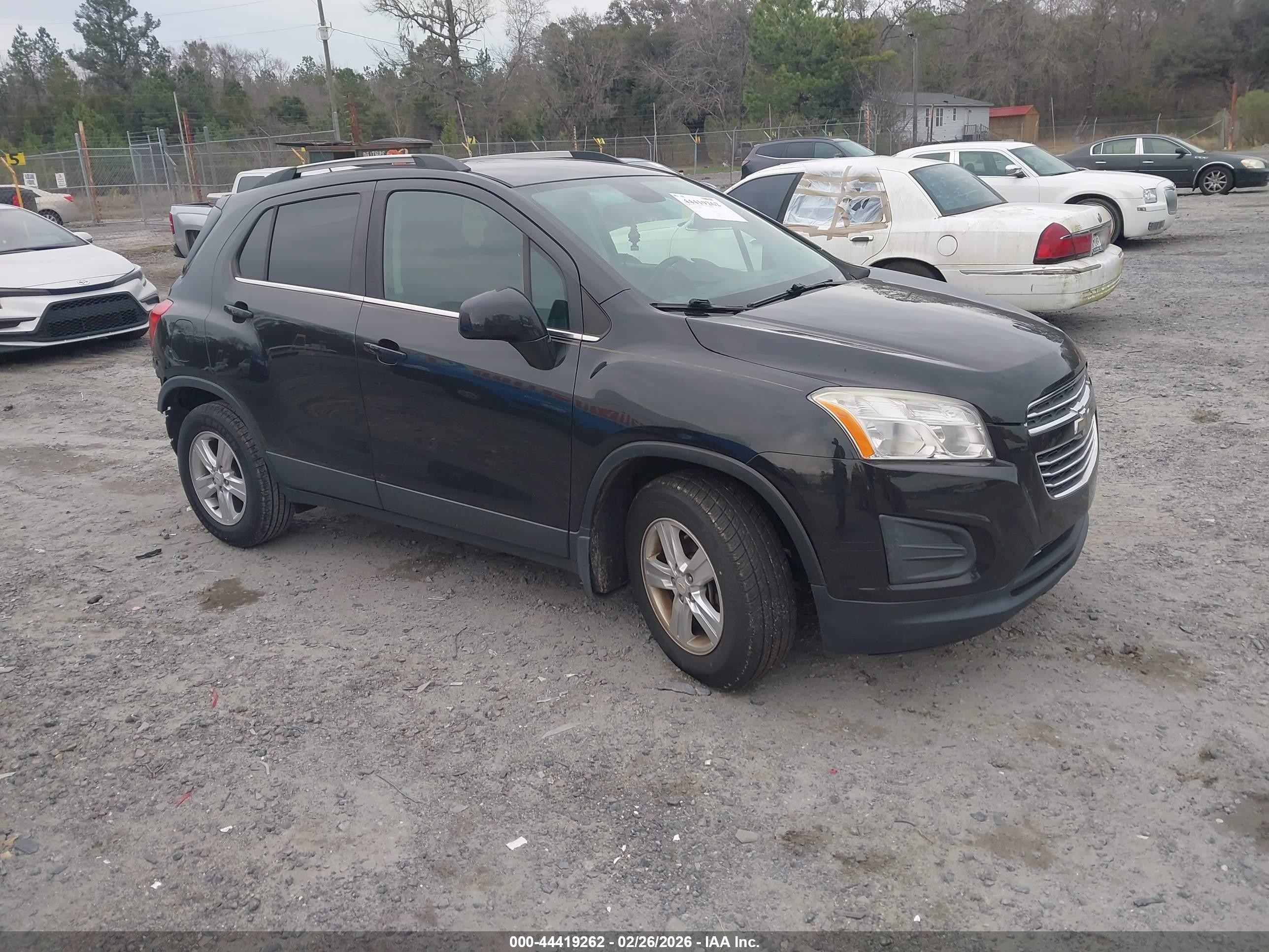 2015 Chevrolet Trax Lt Black vin: KL7CJLSB1FB068490