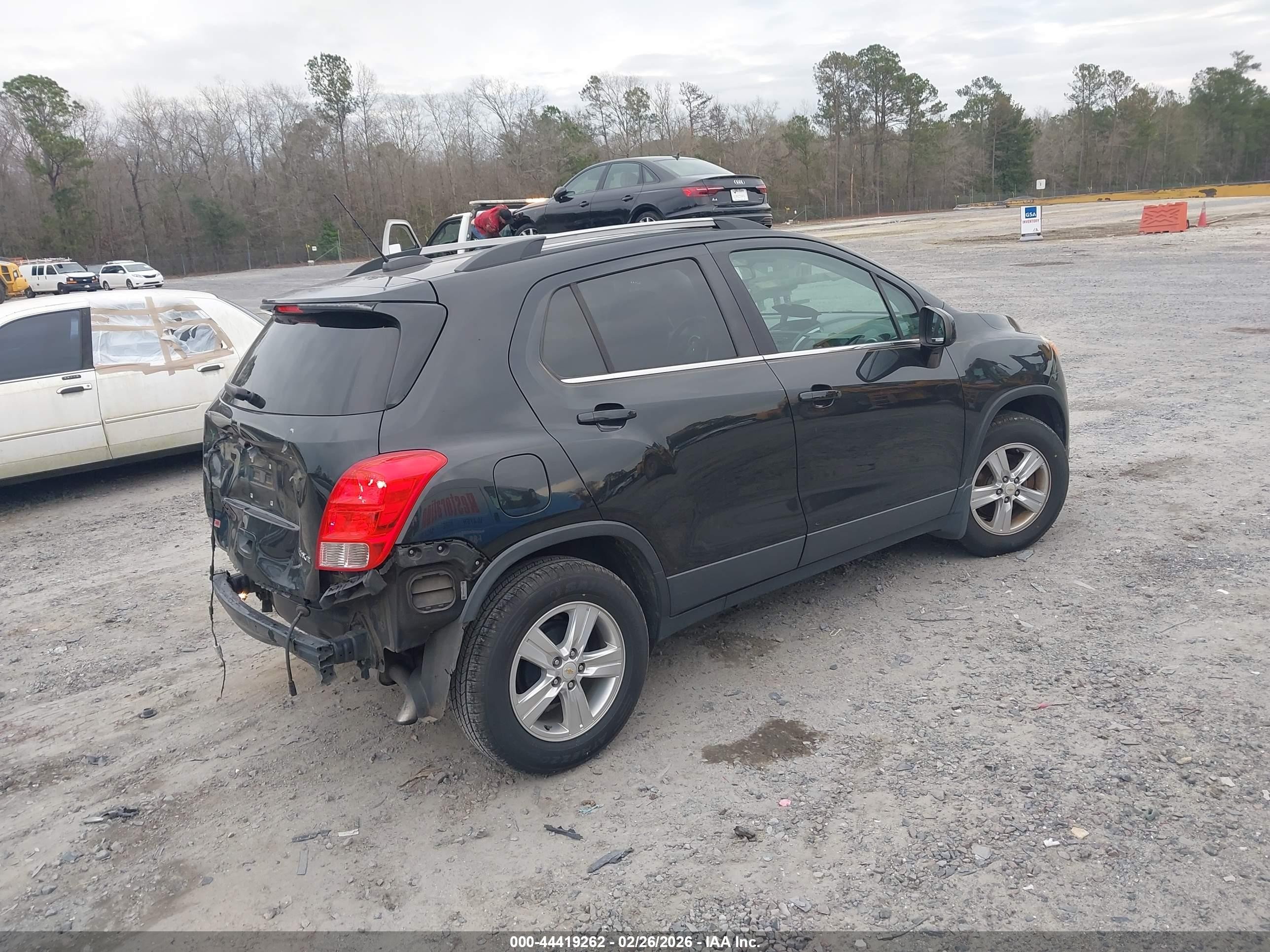 2015 Chevrolet Trax Lt Black vin: KL7CJLSB1FB068490