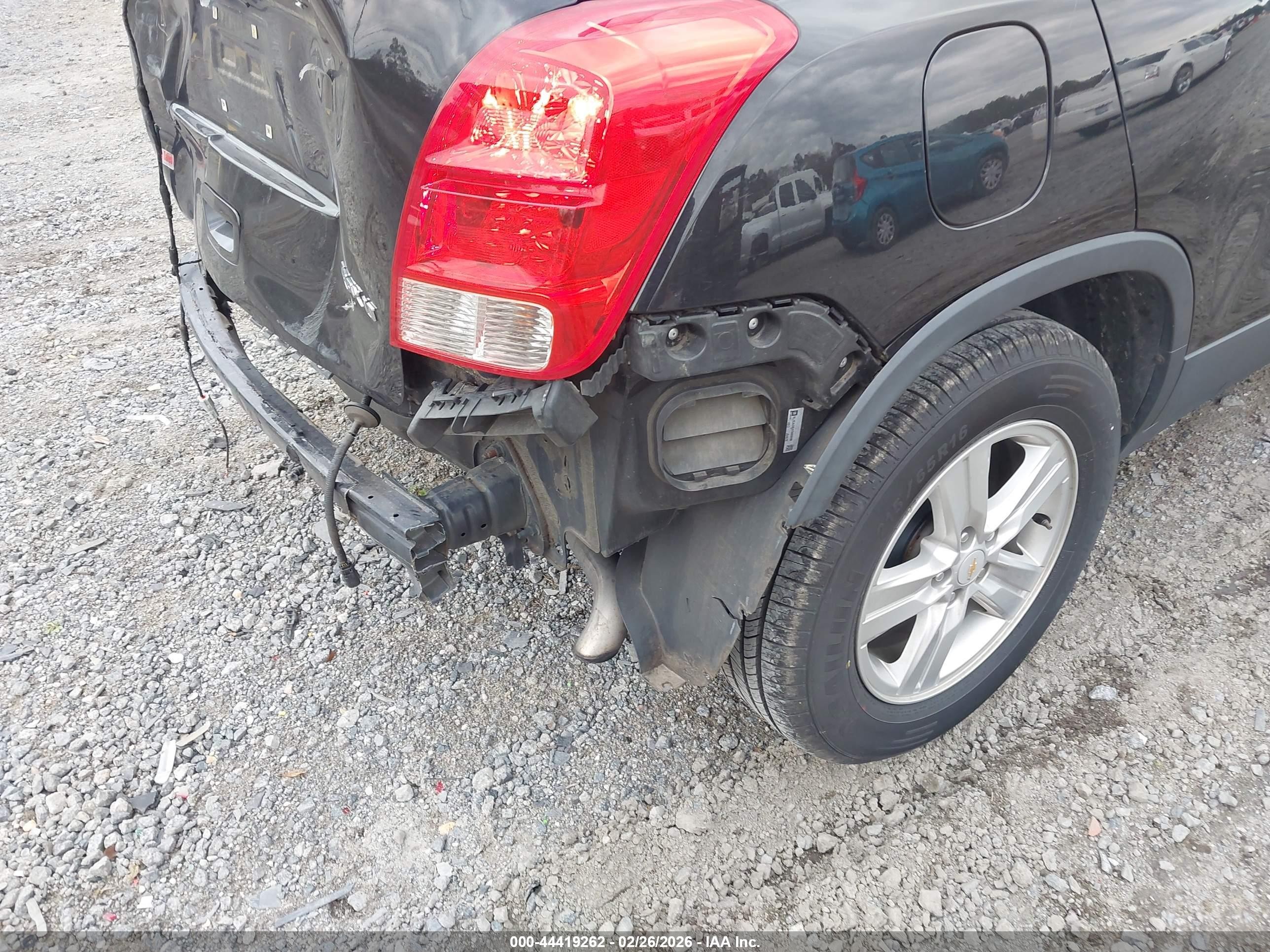 2015 Chevrolet Trax Lt Black vin: KL7CJLSB1FB068490