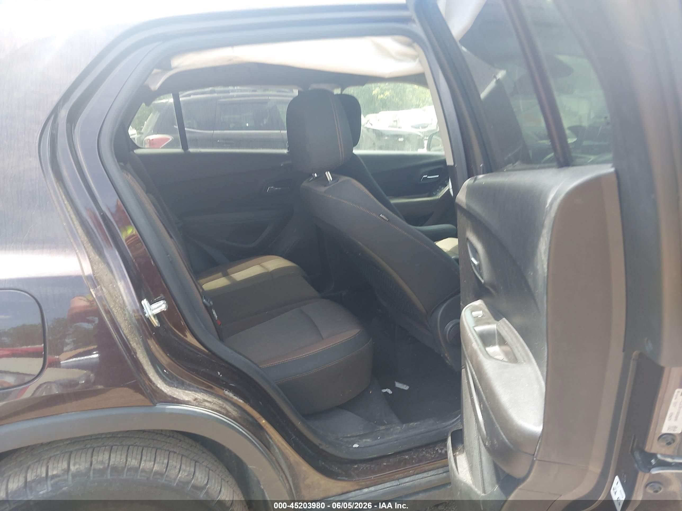 2015 Chevrolet Trax Lt Dark Brown vin: KL7CJLSB1FB089095
