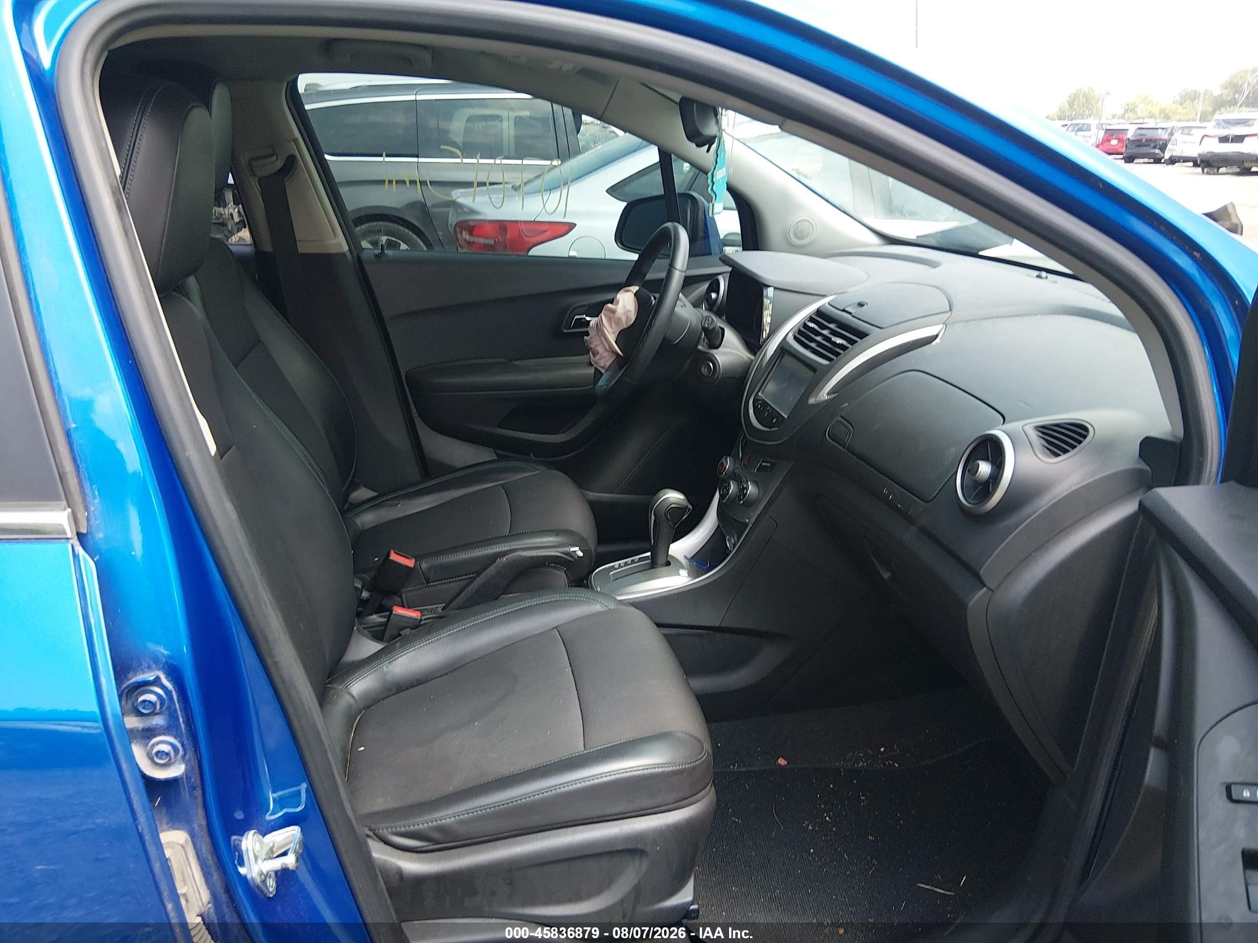 2015 Chevrolet Trax Lt Синий vin: KL7CJLSB1FB221126
