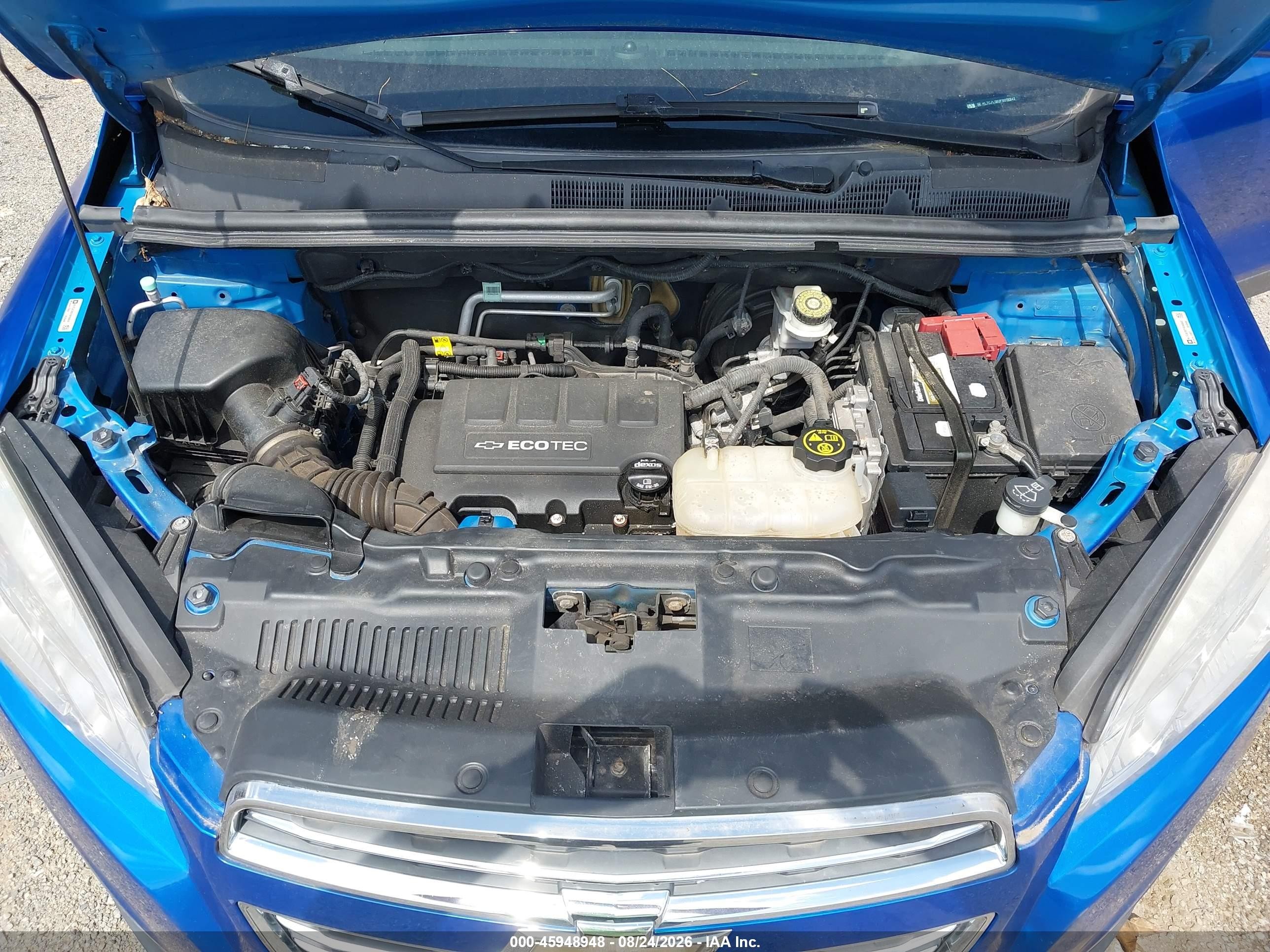 2015 Chevrolet Trax Lt Blue vin: KL7CJLSB2FB098842