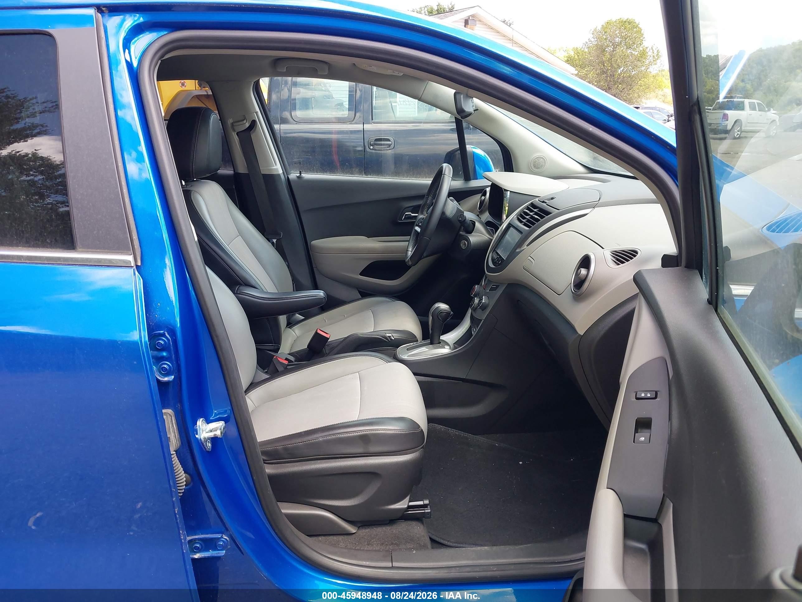 2015 Chevrolet Trax Lt Blue vin: KL7CJLSB2FB098842