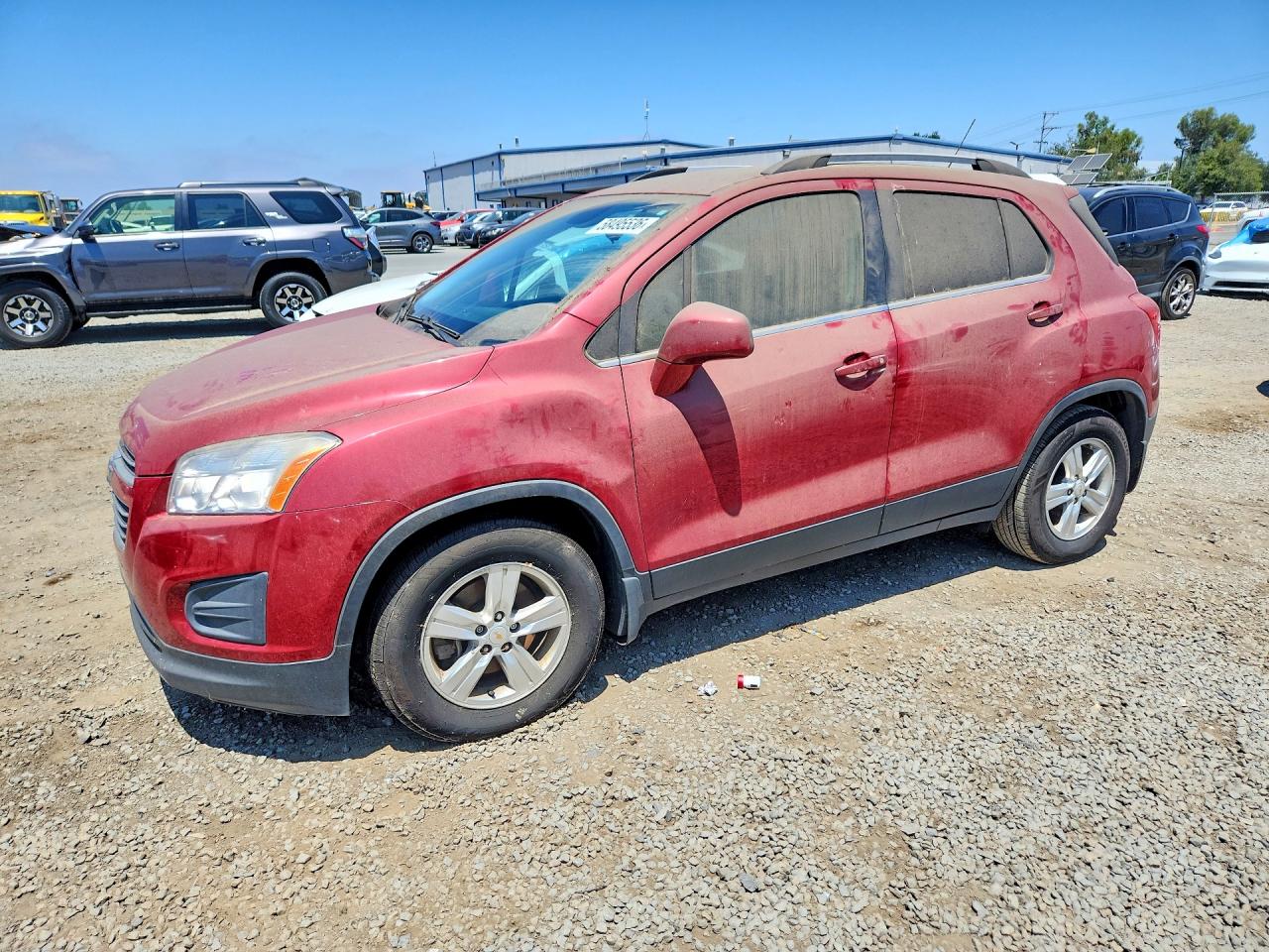 2015 Chevrolet Trax 1lt Red vin: KL7CJLSB2FB112612