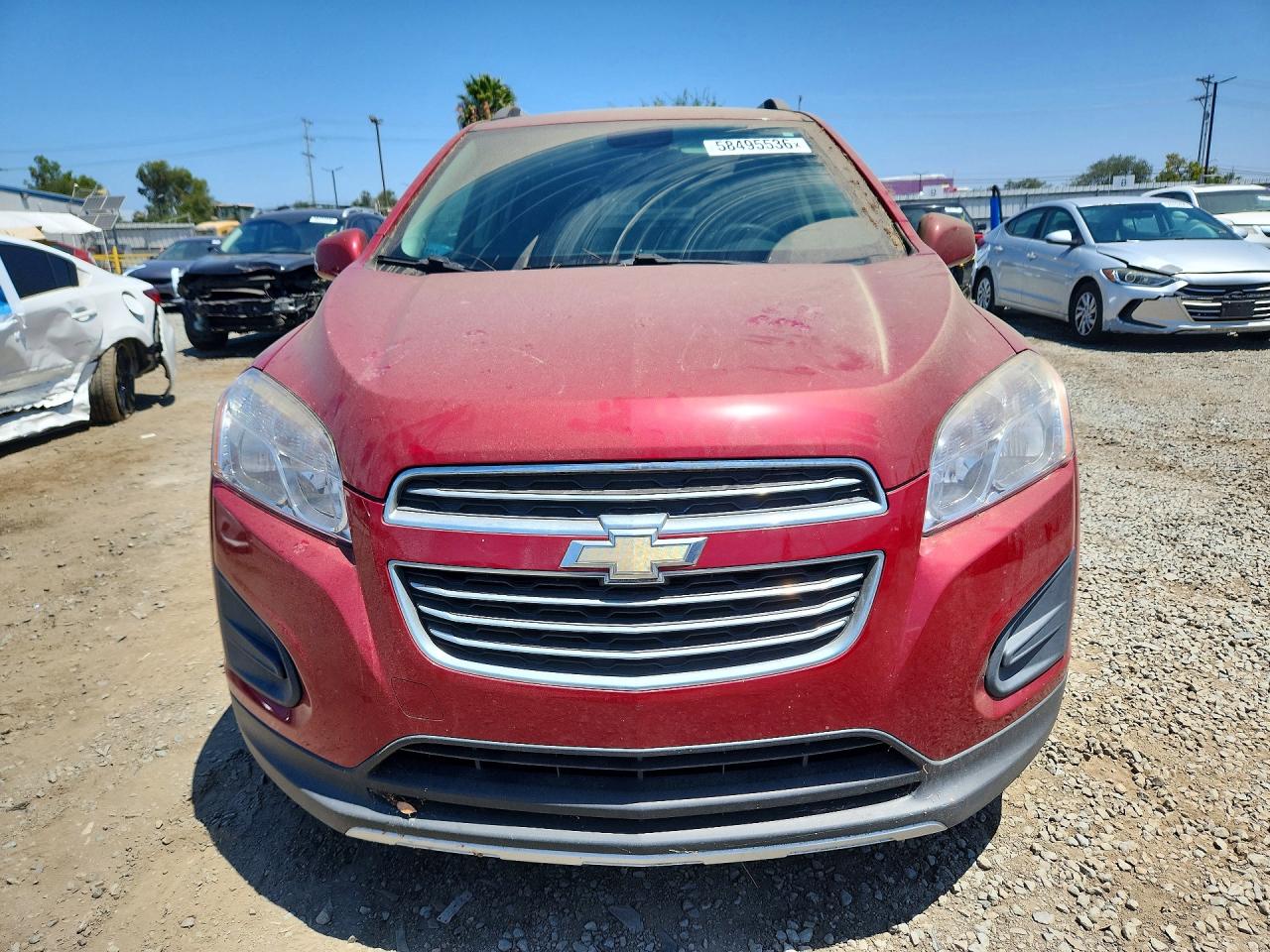 2015 Chevrolet Trax 1lt Red vin: KL7CJLSB2FB112612