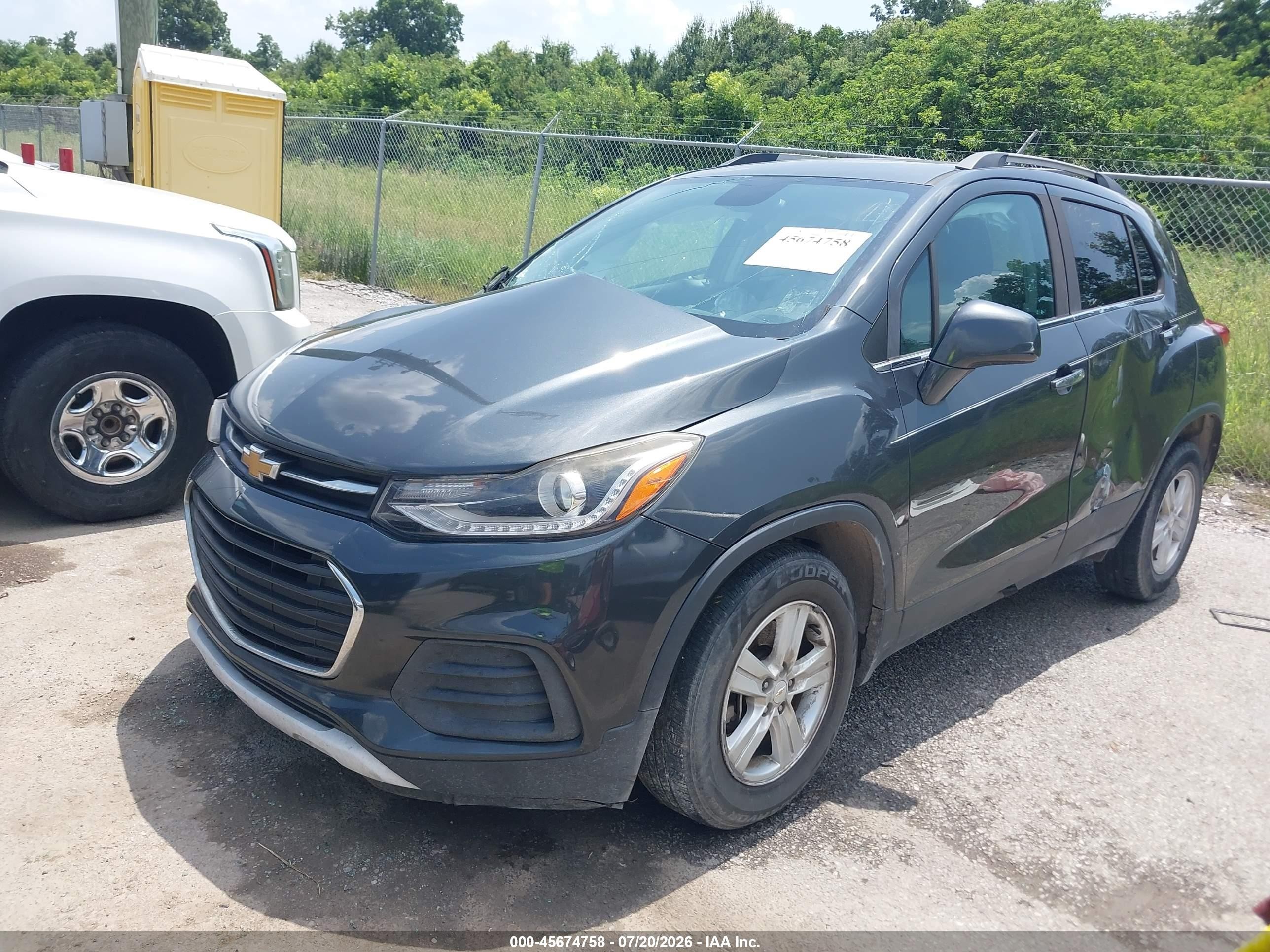 2017 Chevrolet Trax Lt Gray vin: KL7CJLSB2HB089335