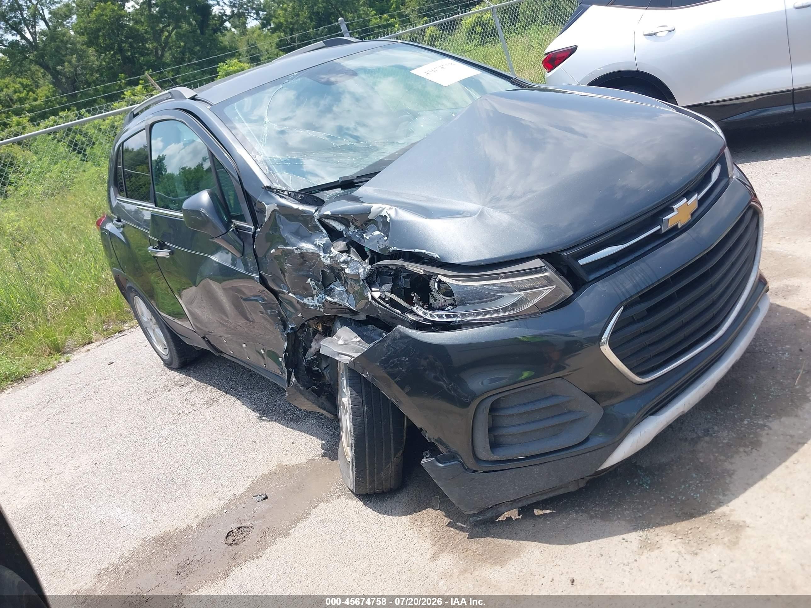 2017 Chevrolet Trax Lt Gray vin: KL7CJLSB2HB089335