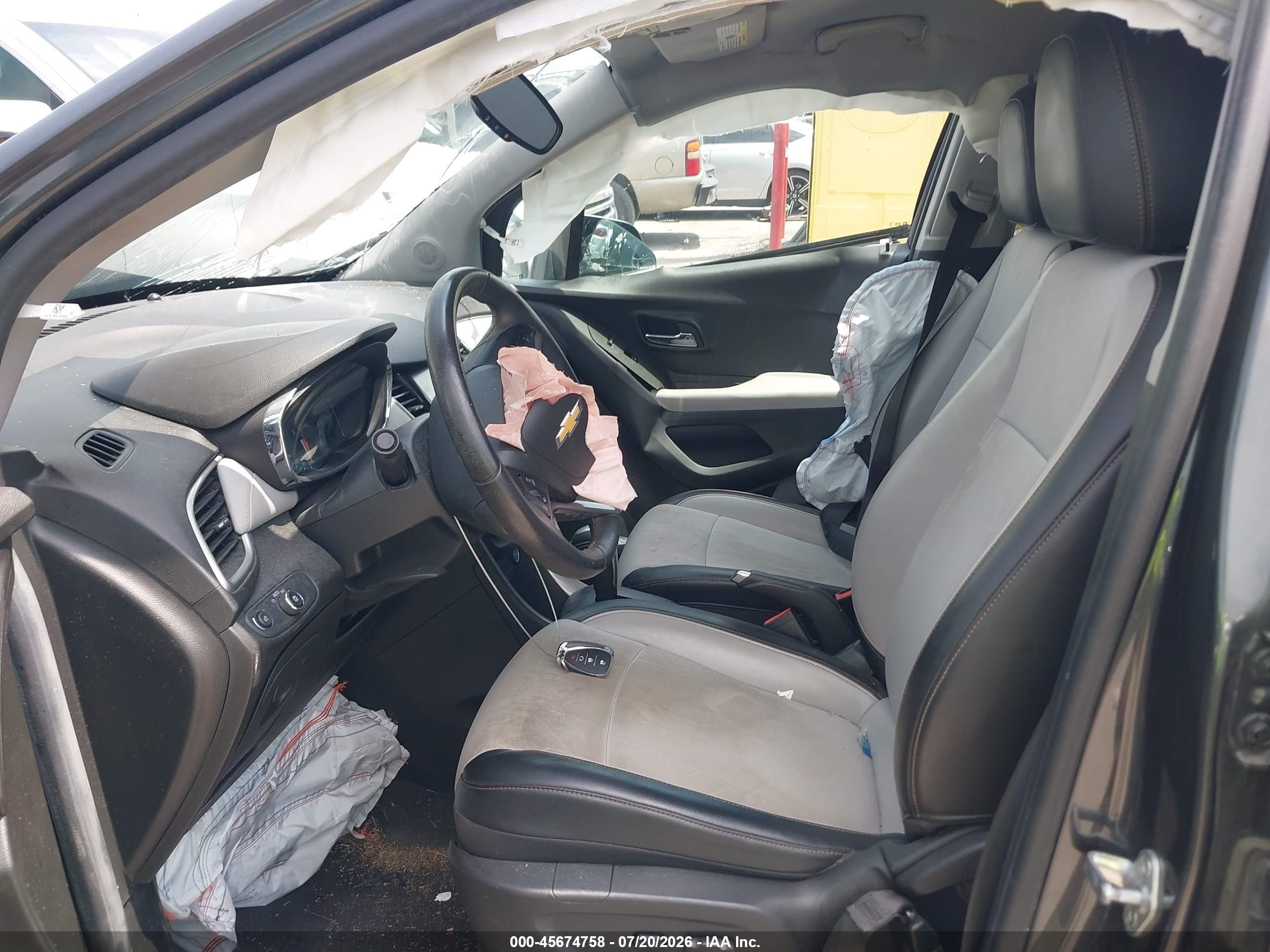2017 Chevrolet Trax Lt Gray vin: KL7CJLSB2HB089335