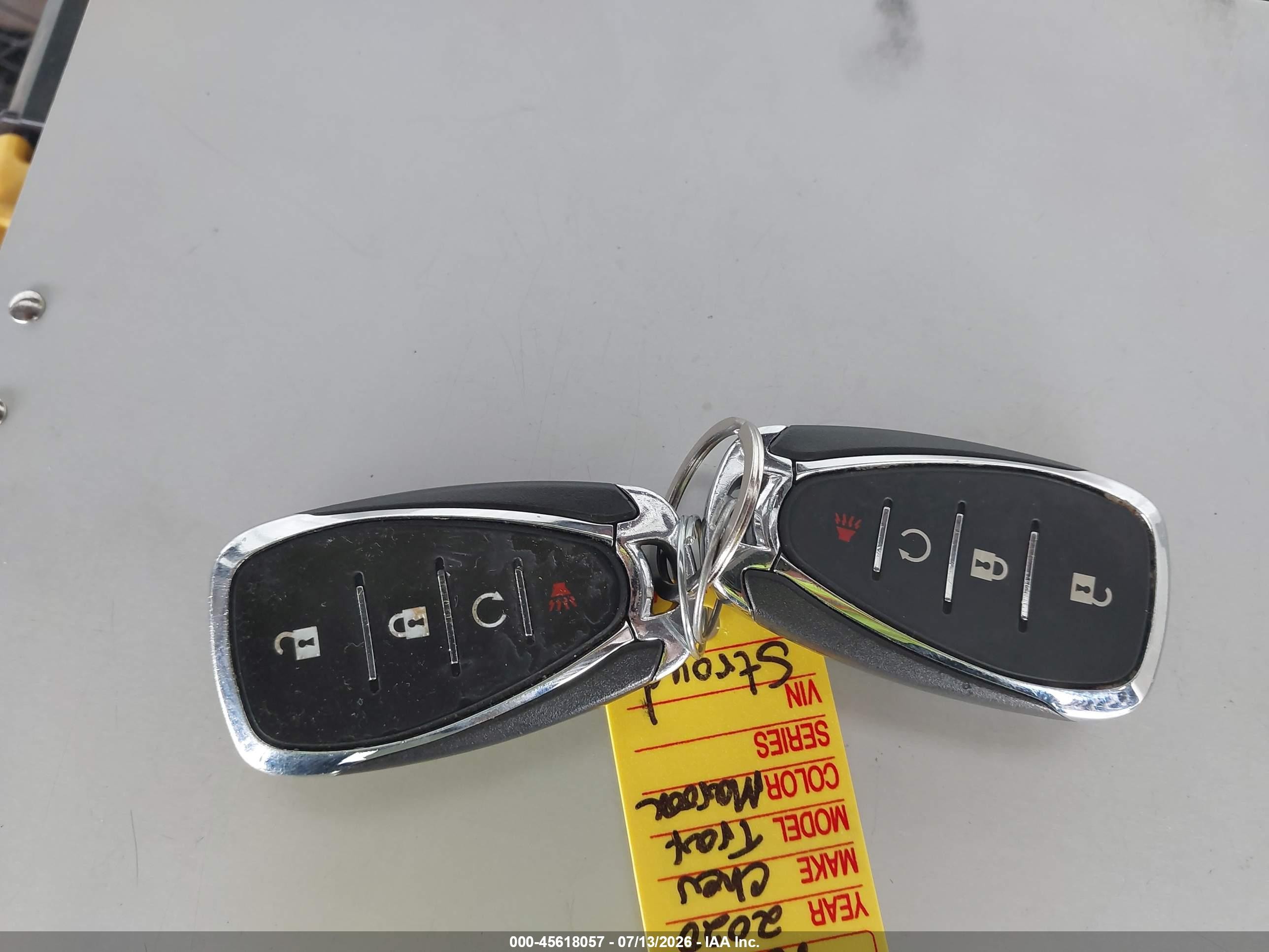 2020 Chevrolet Trax Fwd Lt Бордовый vin: KL7CJLSB2LB348530