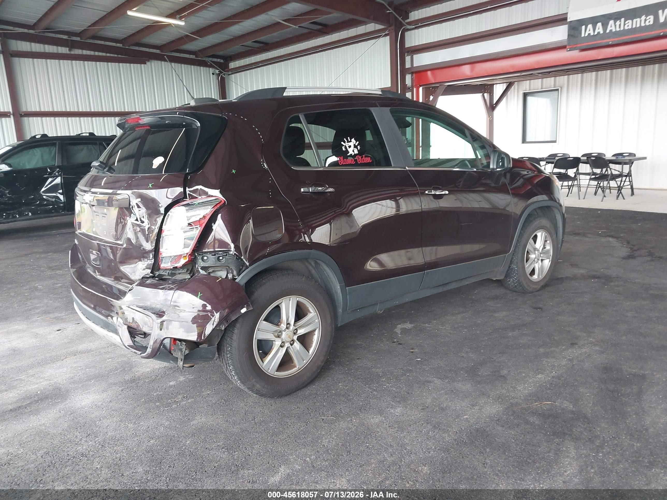 2020 Chevrolet Trax Fwd Lt Бордовый vin: KL7CJLSB2LB348530