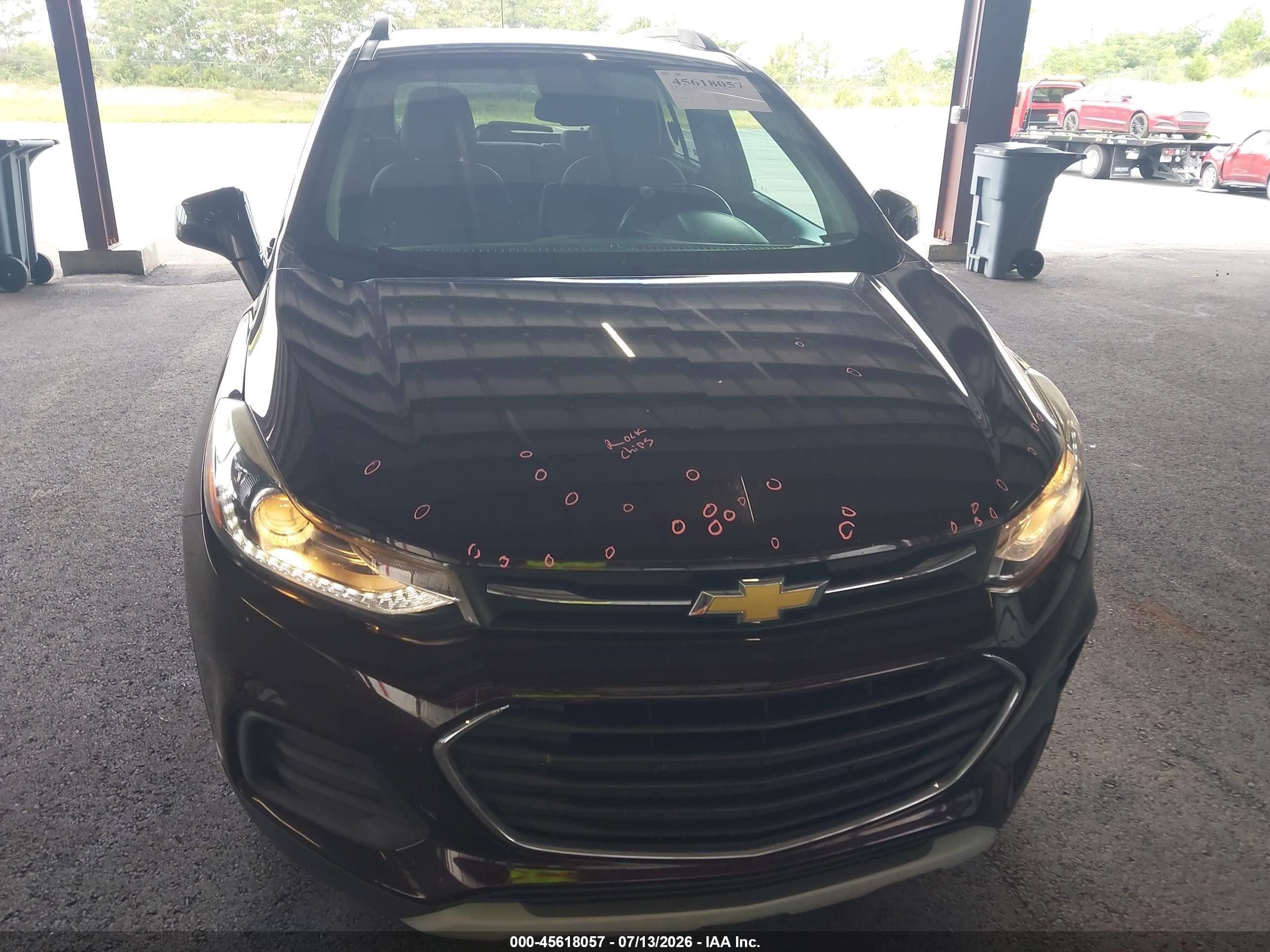 2020 Chevrolet Trax Fwd Lt Бордовый vin: KL7CJLSB2LB348530