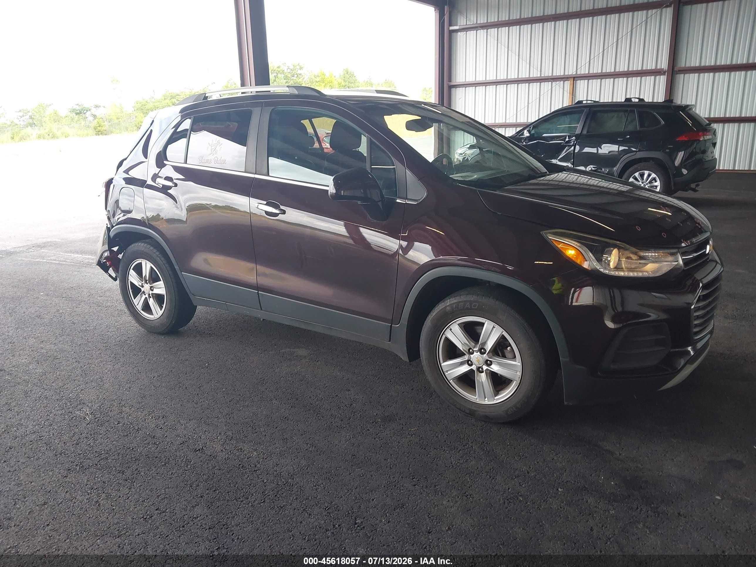 2020 Chevrolet Trax Fwd Lt Бордовый vin: KL7CJLSB2LB348530