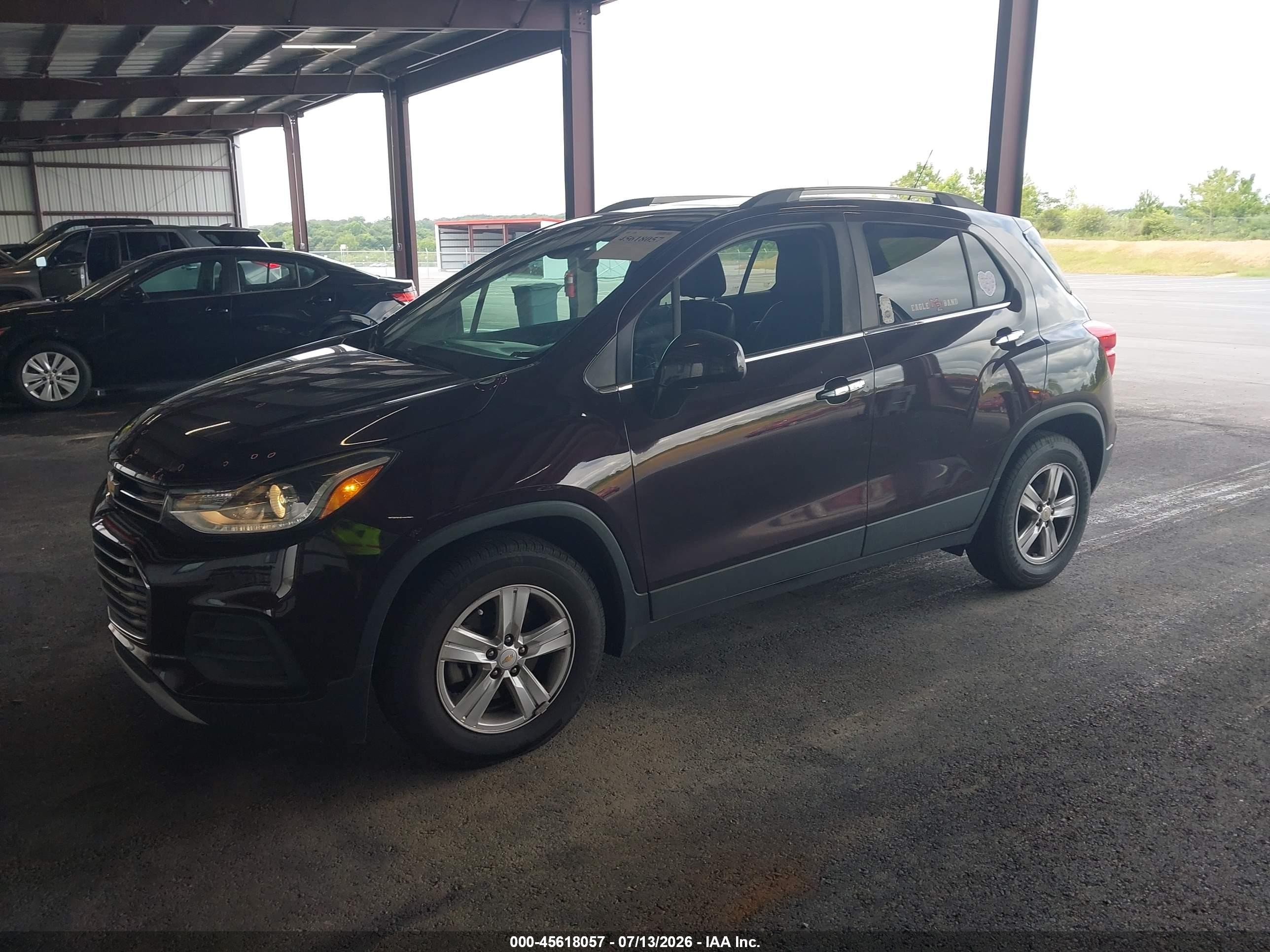 2020 Chevrolet Trax Fwd Lt Бордовый vin: KL7CJLSB2LB348530
