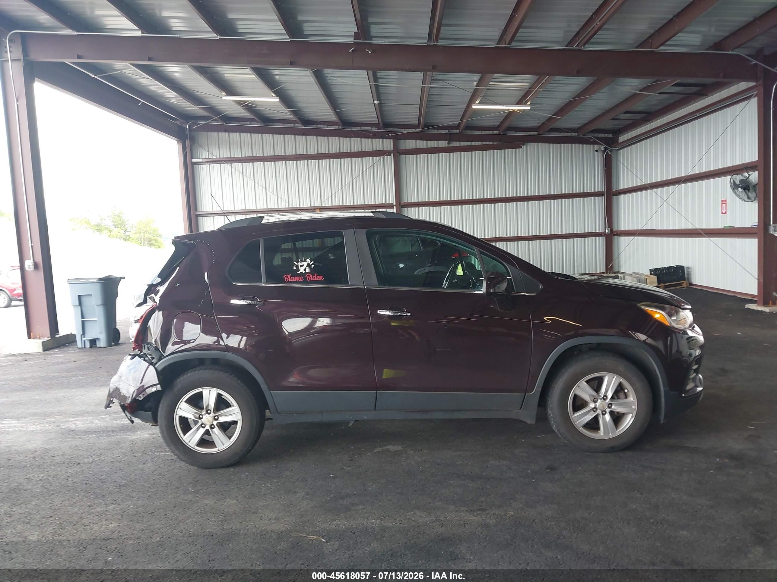 2020 Chevrolet Trax Fwd Lt Бордовый vin: KL7CJLSB2LB348530