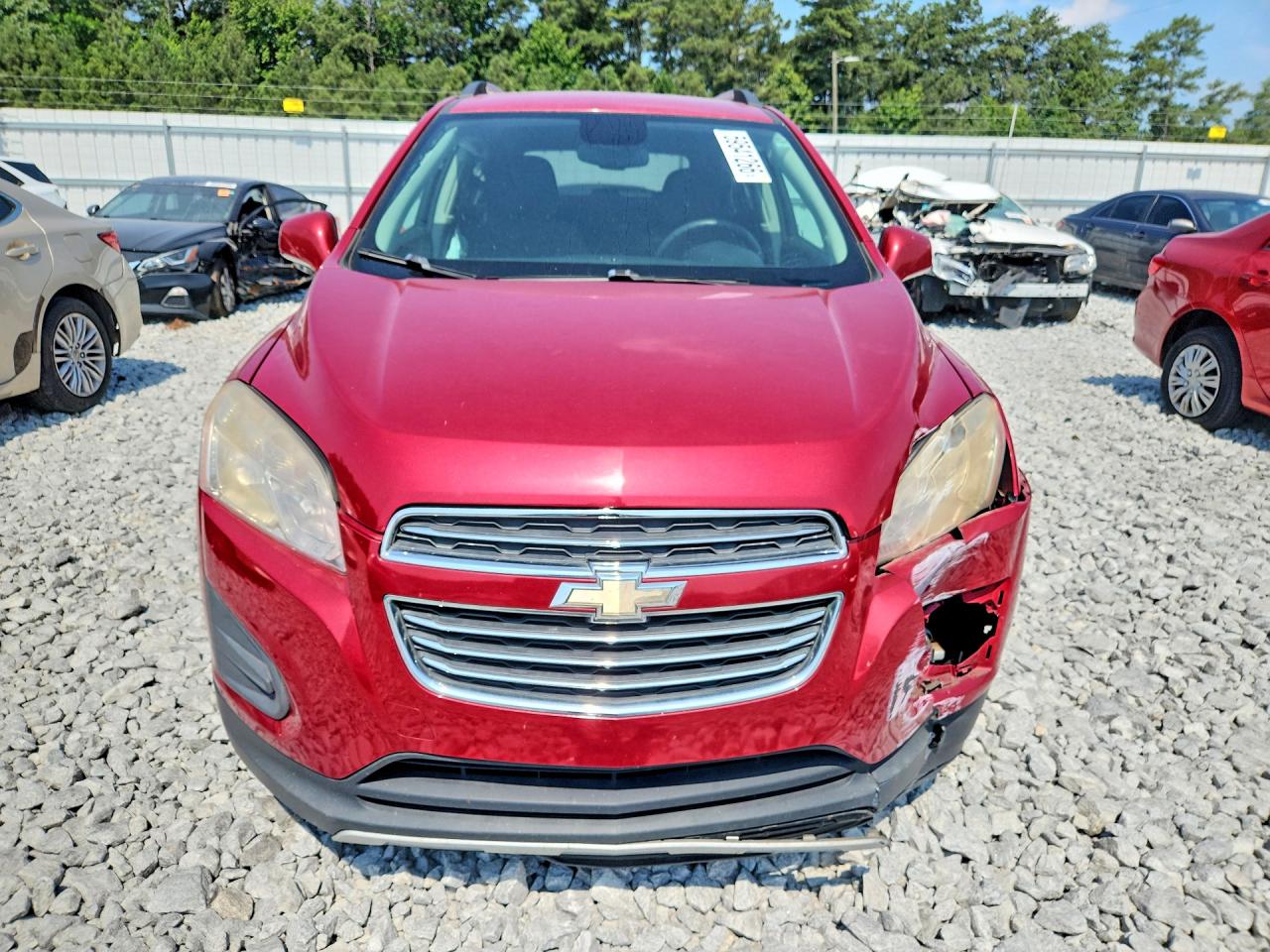 2015 Chevrolet Trax 1lt Красный vin: KL7CJLSB3FB074517