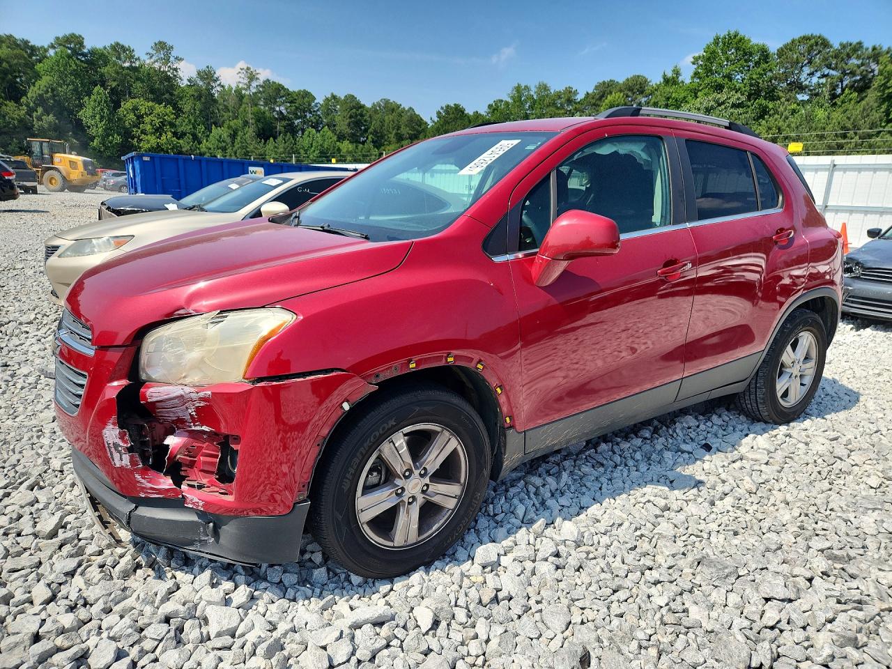 2015 Chevrolet Trax 1lt Красный vin: KL7CJLSB3FB074517